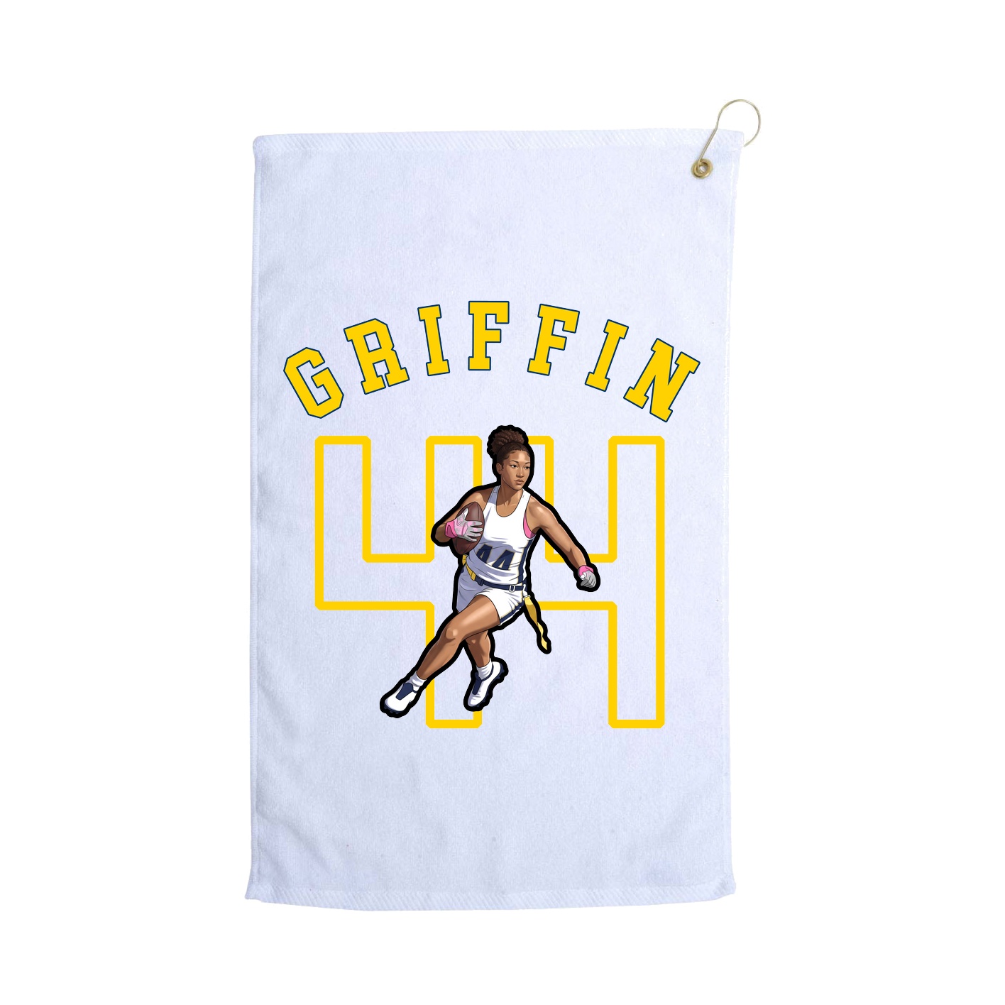 Golf Towel — Shirsey Arch in White