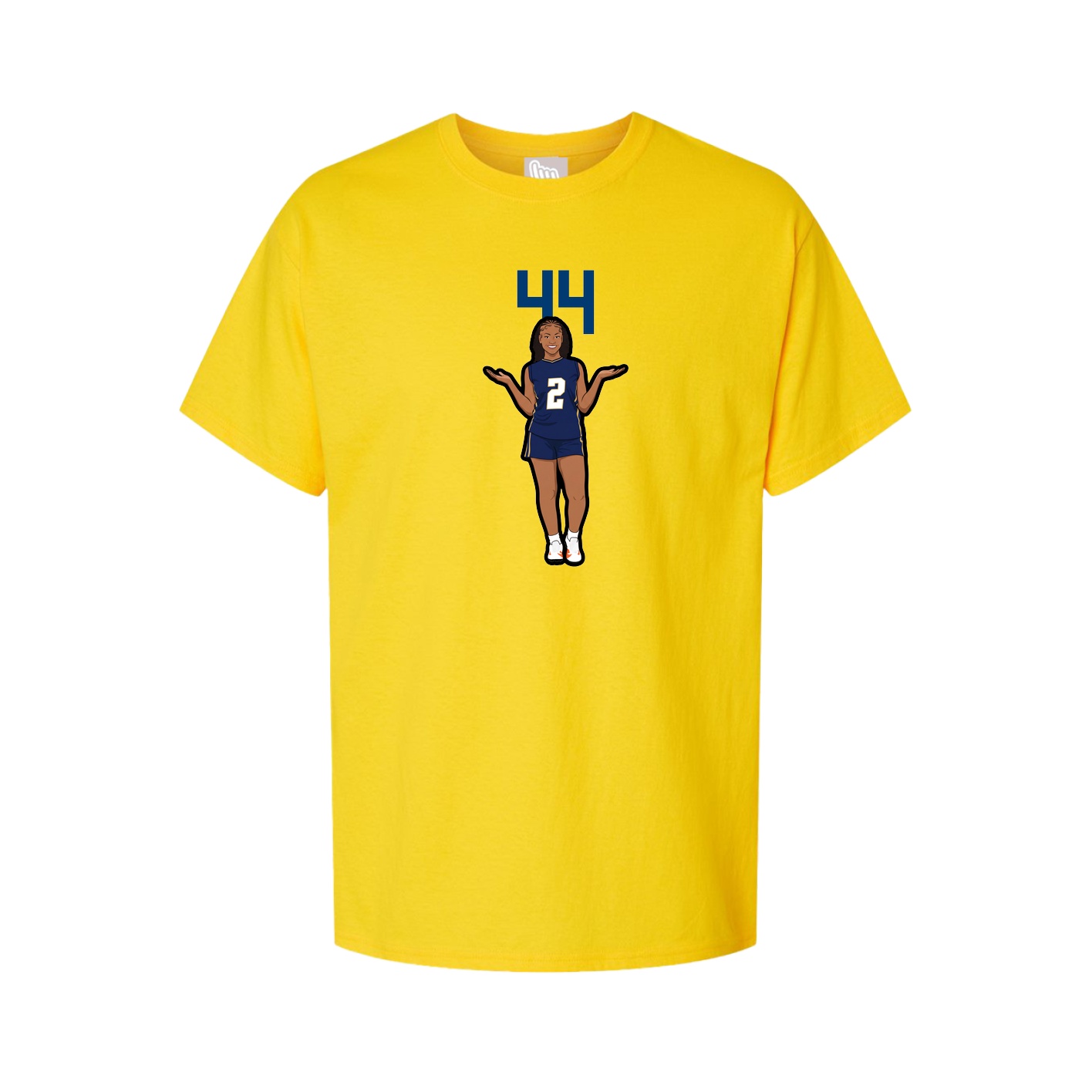 Tee — Number Top in Gold