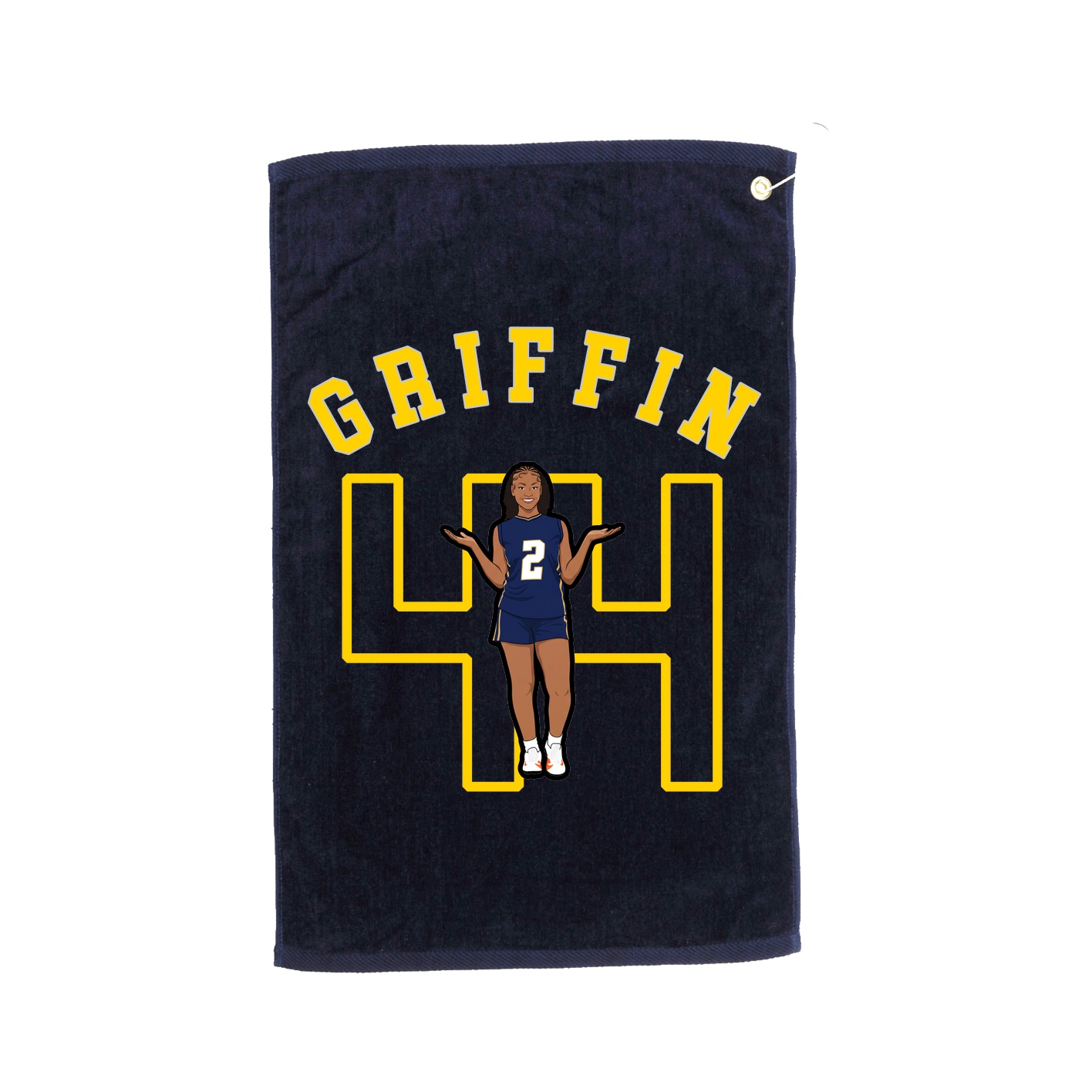 Golf Towel — Shirsey Arch in Navy