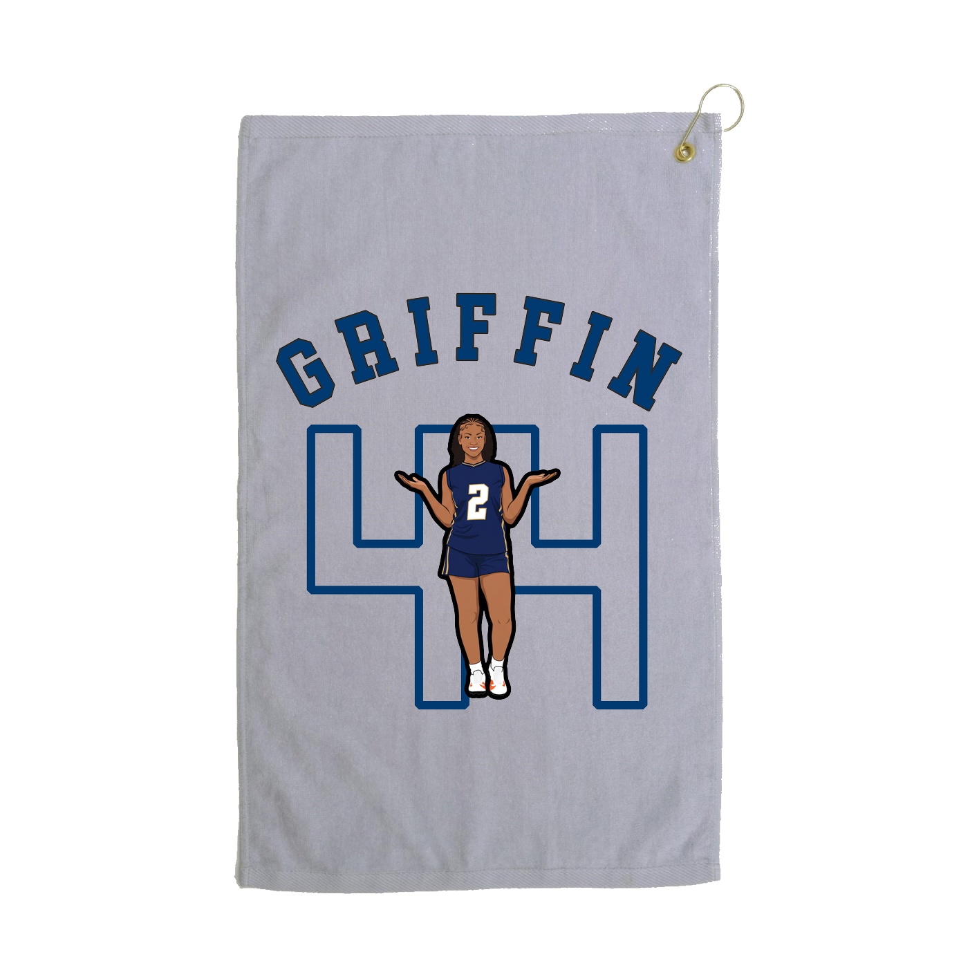 Golf Towel — Shirsey Arch in Grey