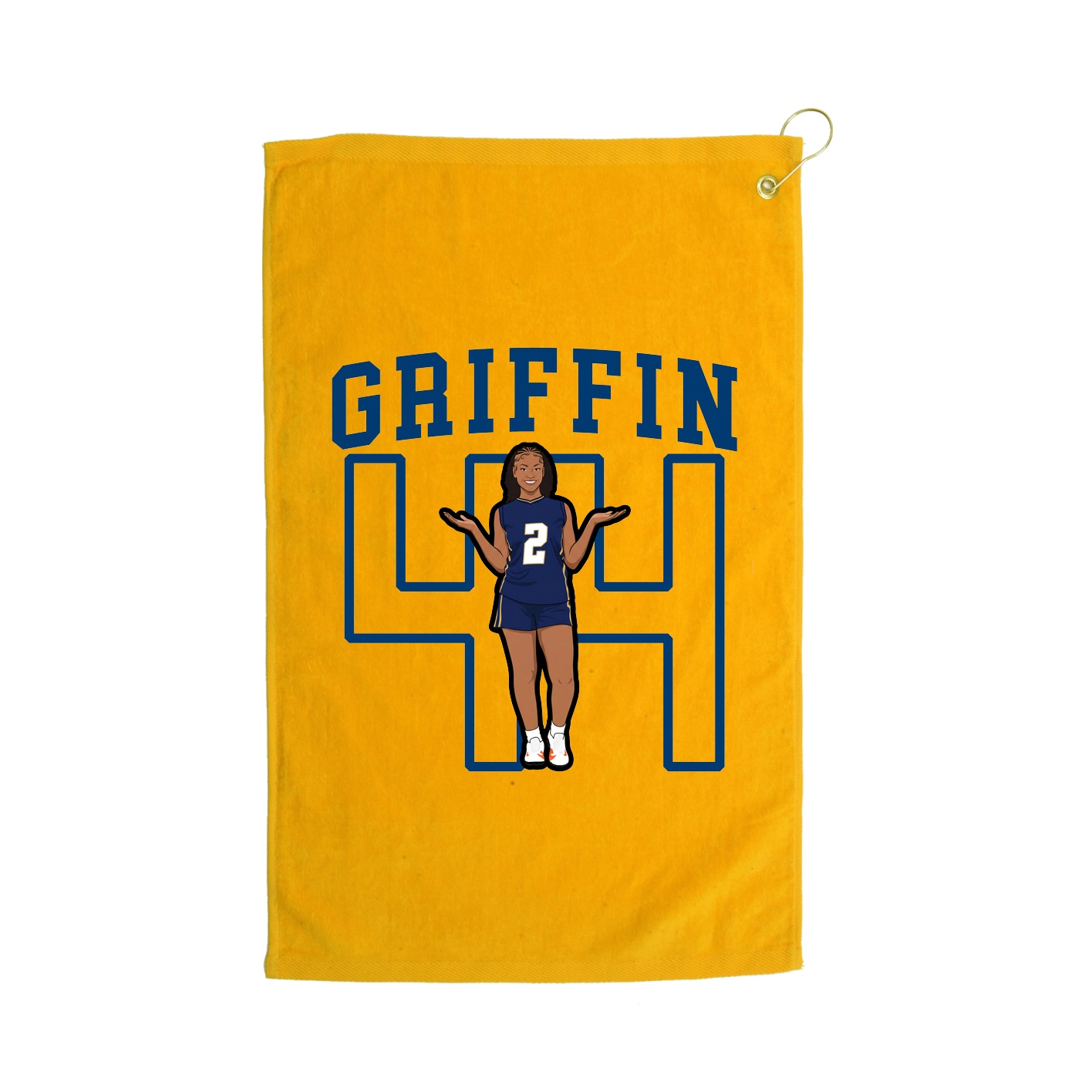 Golf Towel — Shirsey in Gold