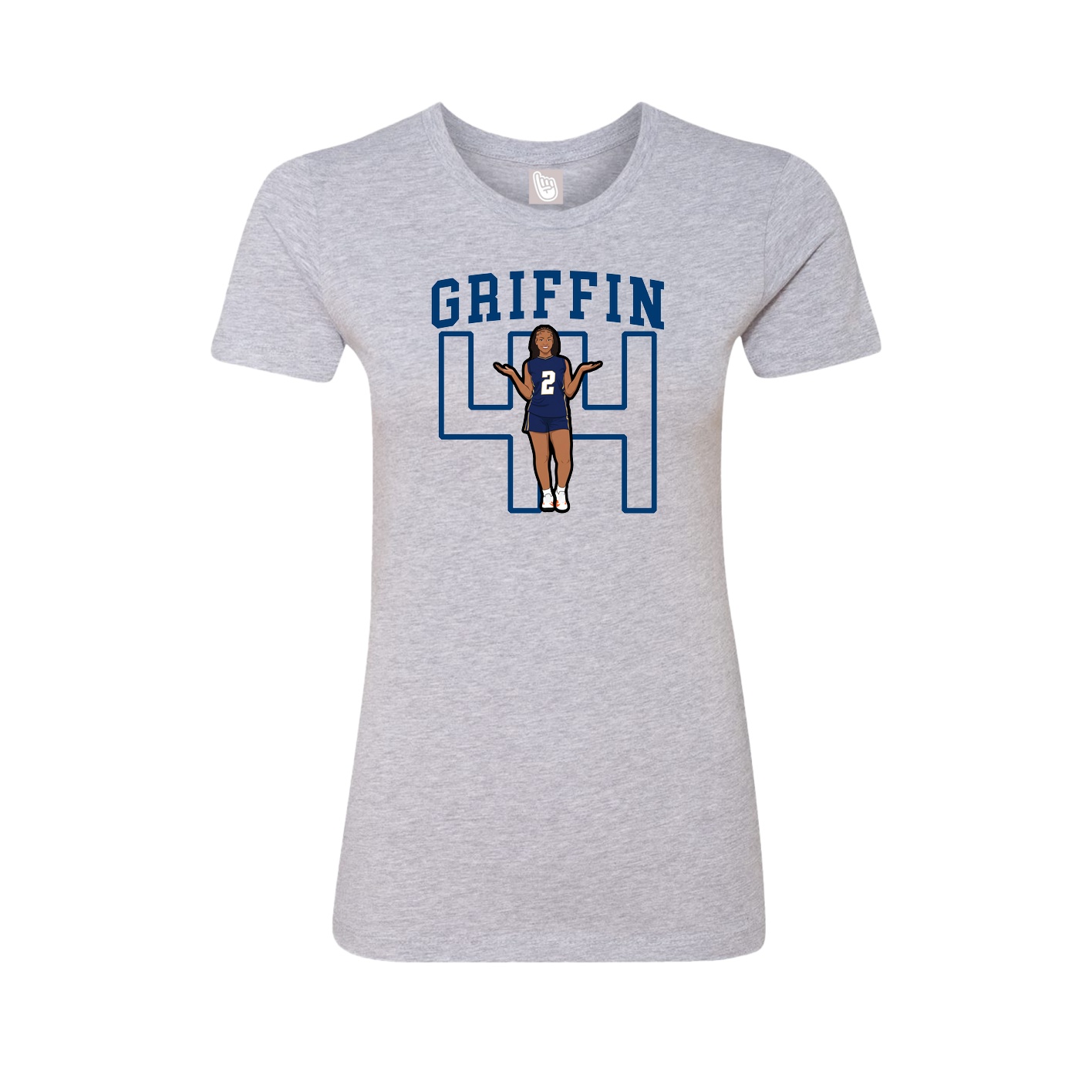 Womens Tee — Shirsey in Grey