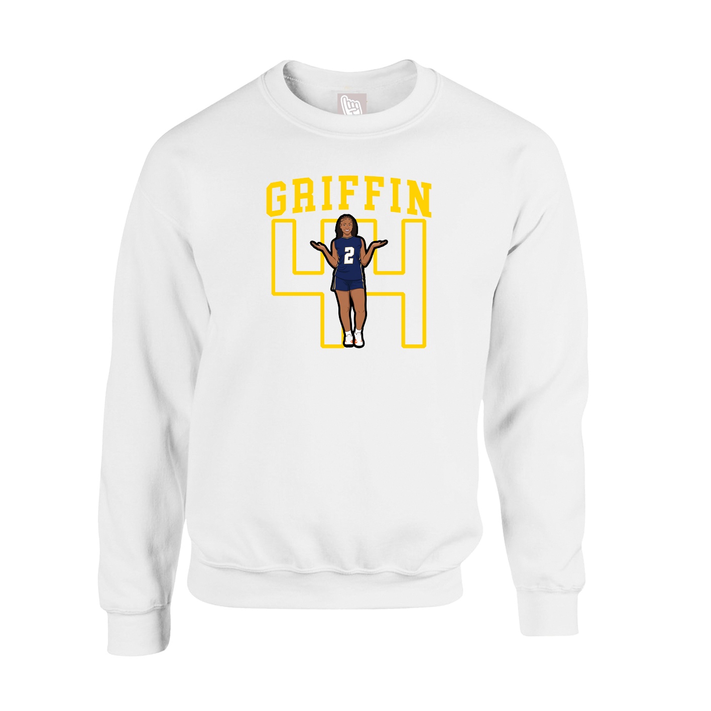 Fleece Crew — Shirsey in White