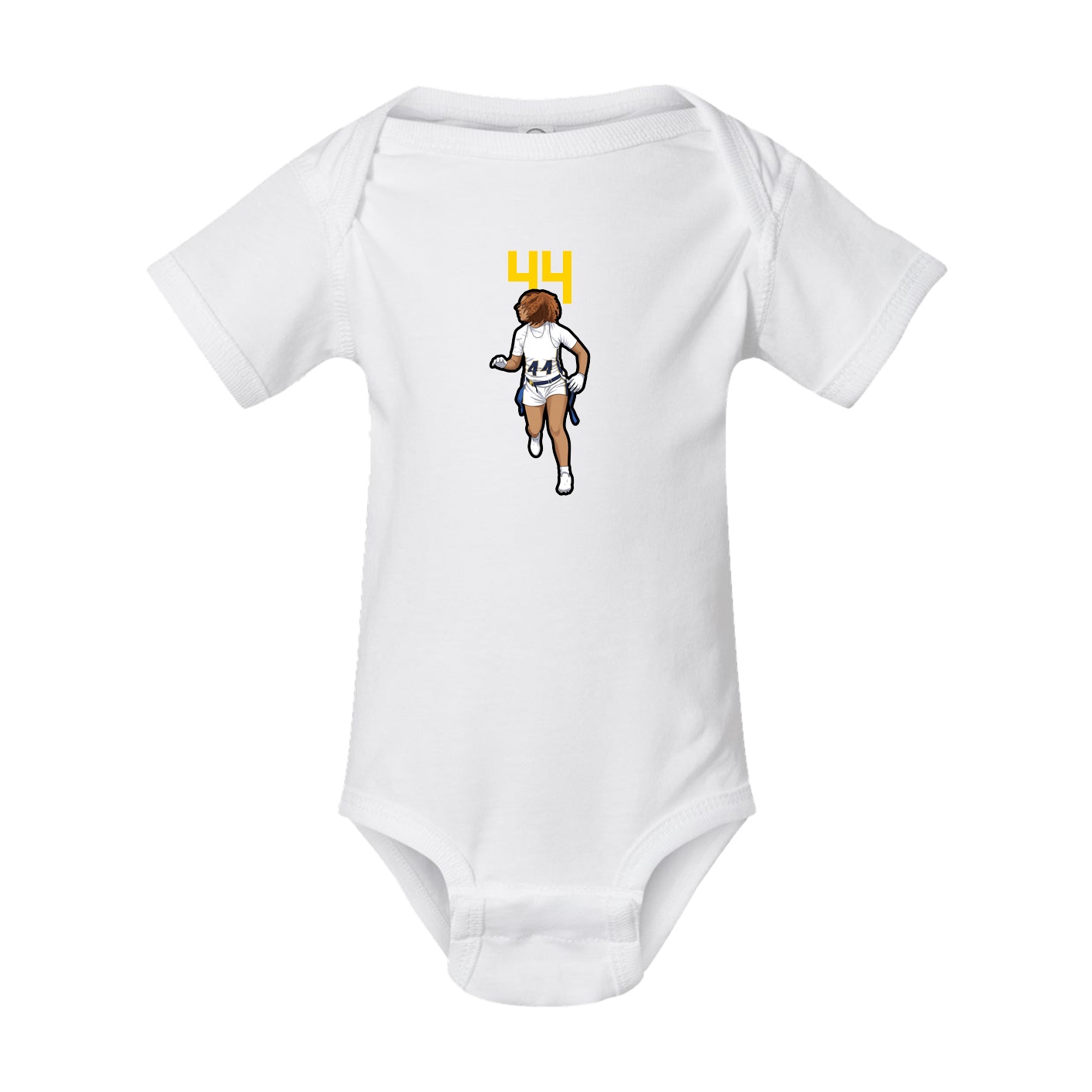Baby Onesie — Number Top in White