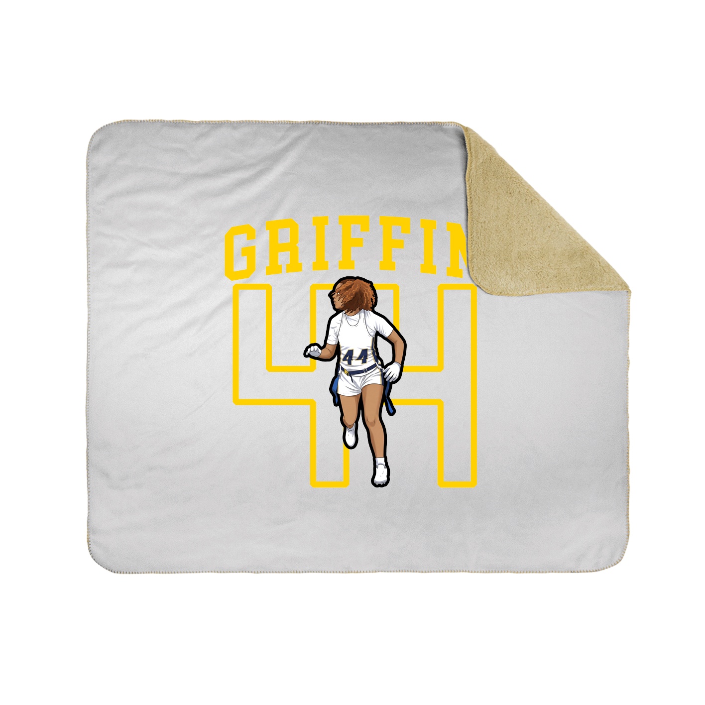 Throw Blanket — Shirsey in White