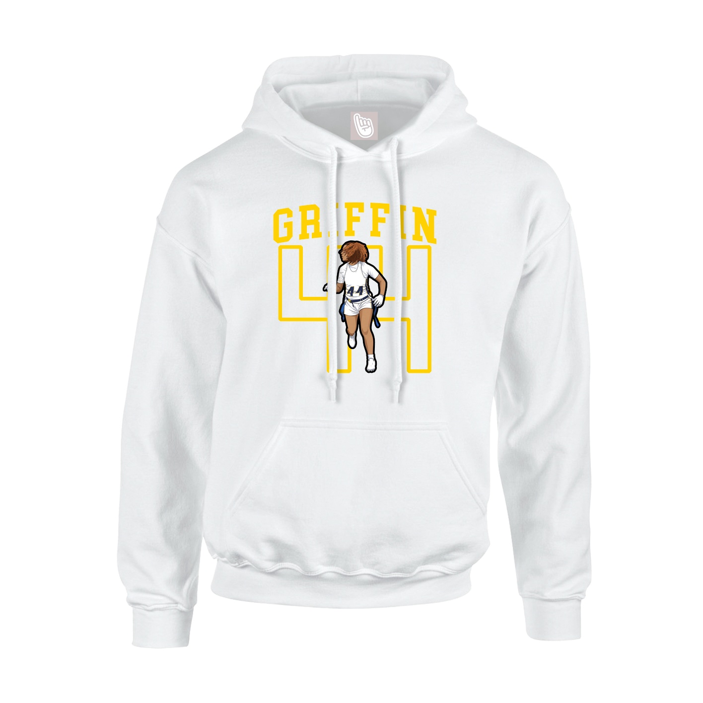 Hoodie — Shirsey in White