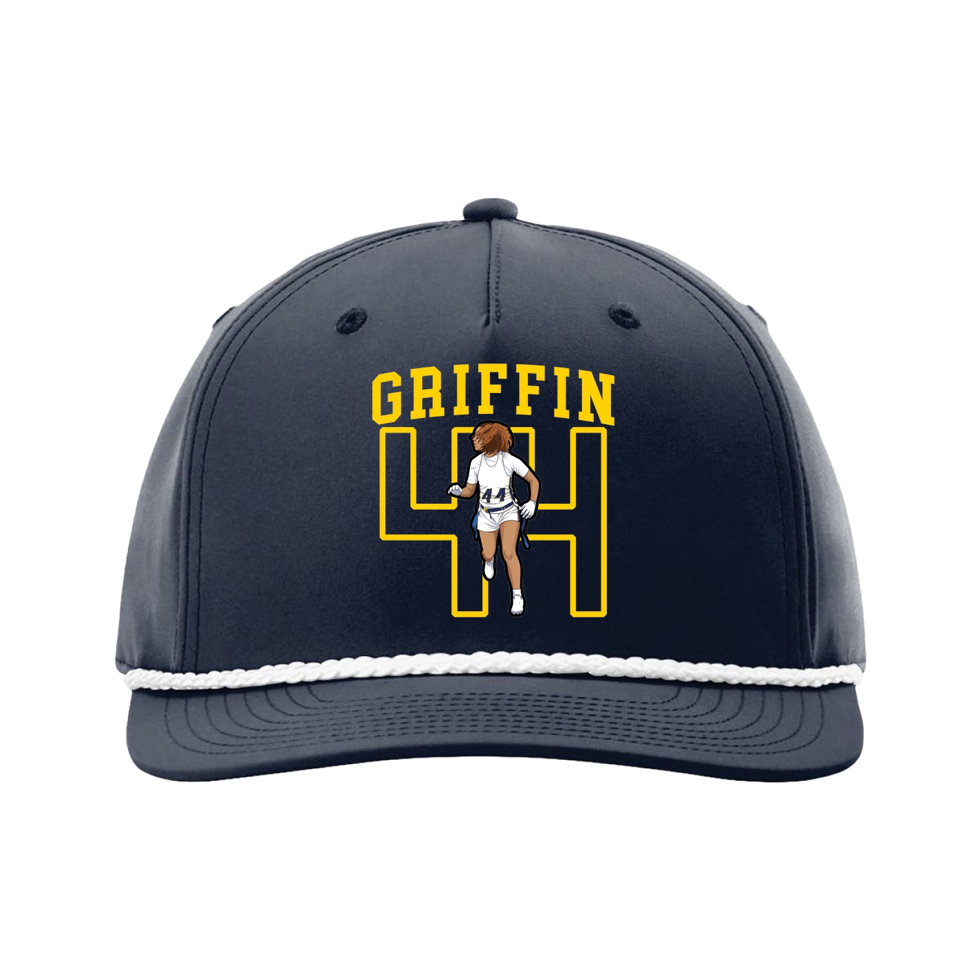 Five-Panel Classic Rope Cap — Shirsey in Navy
