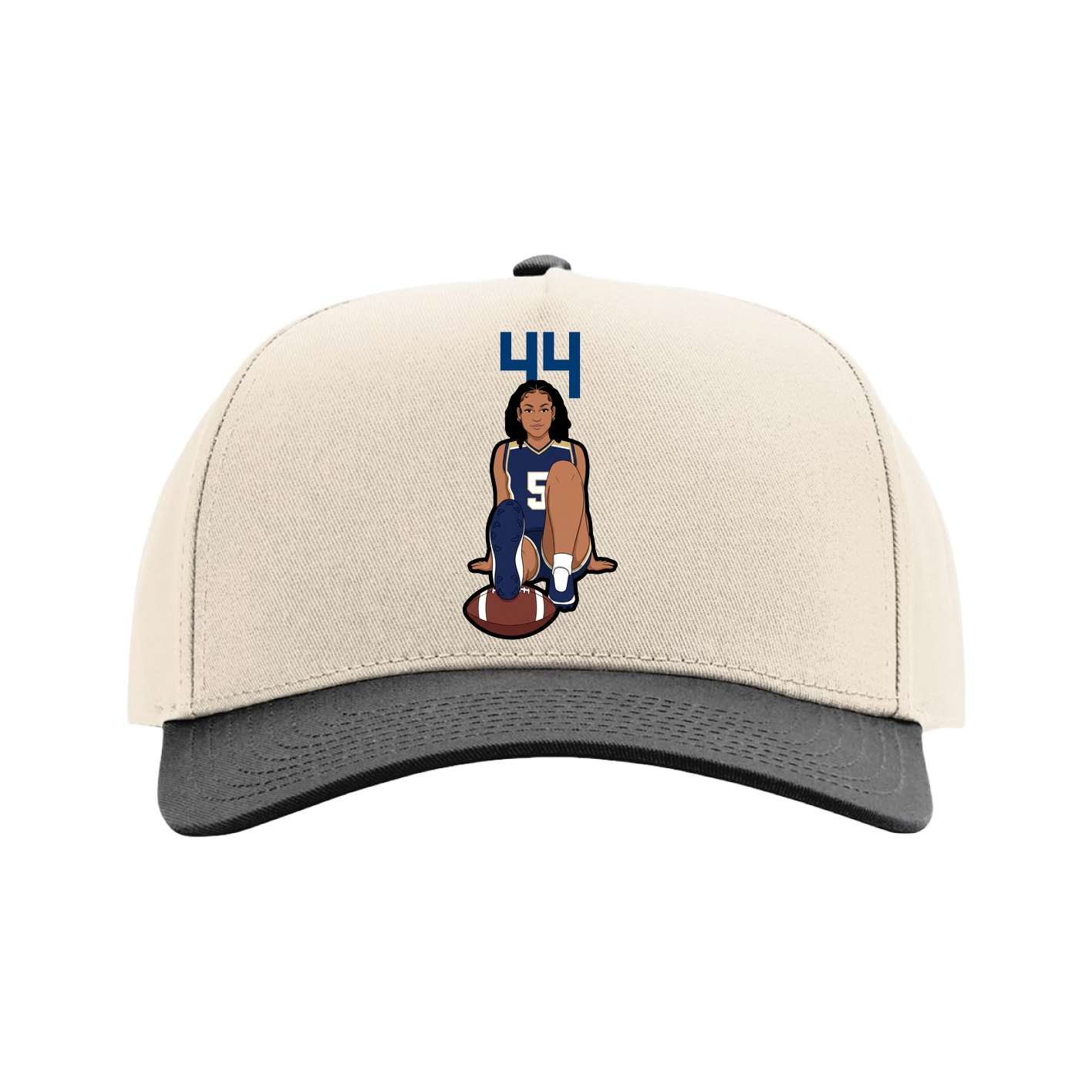 Full Fabric Five-Panel Champ Cap
