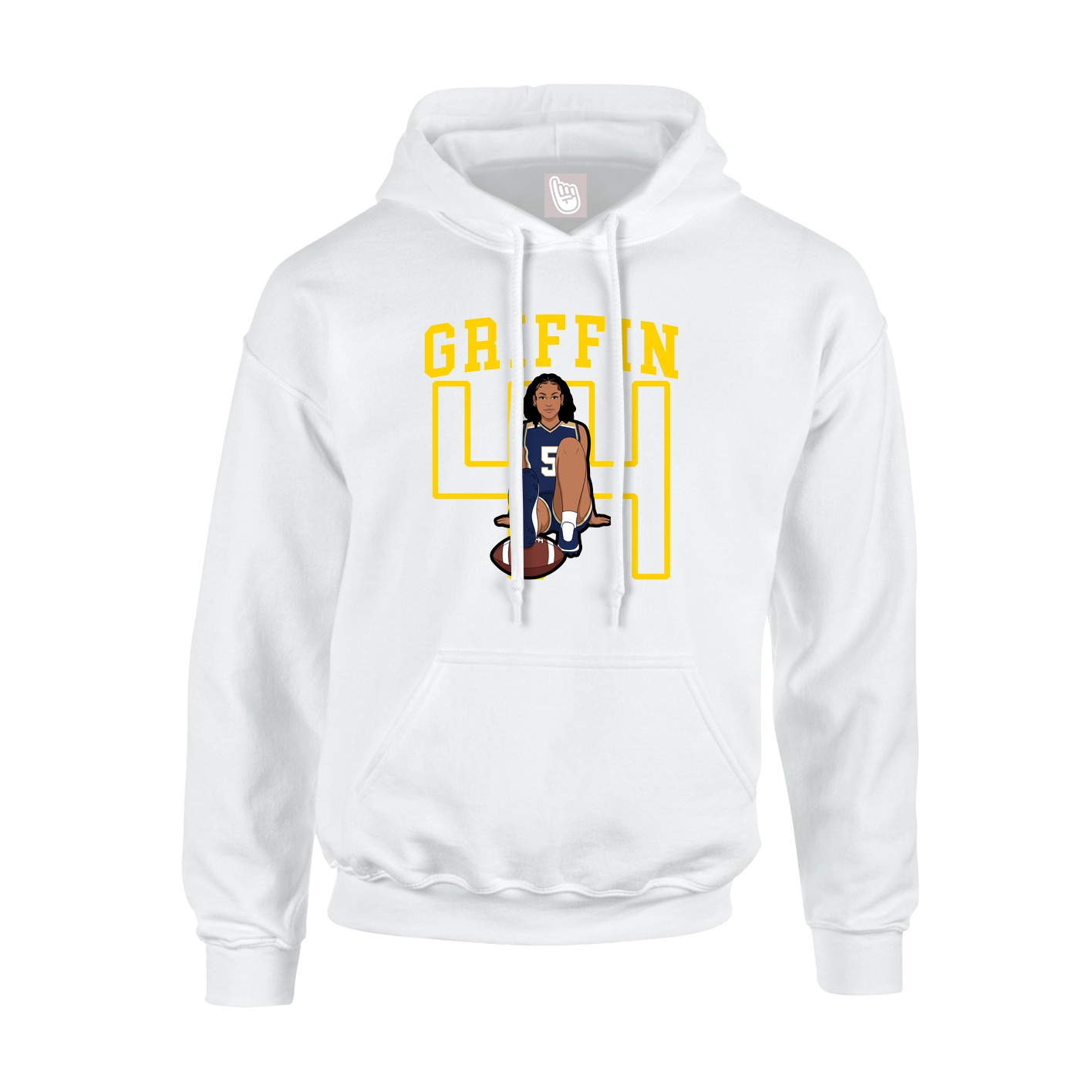 Youth Hoodie — Shirsey in White