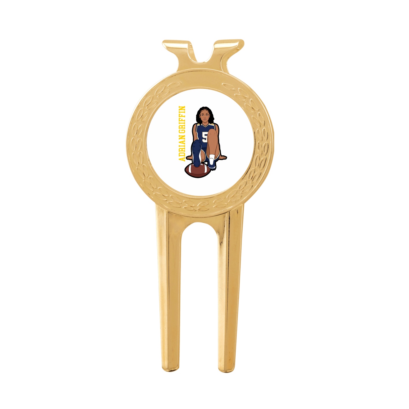 Divot Tool with Ball Marker — Name Vertical in Classic