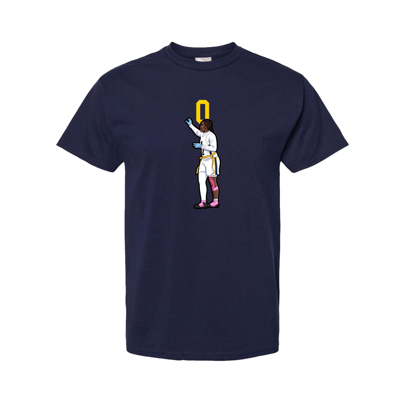 Tee — Number Top in Navy
