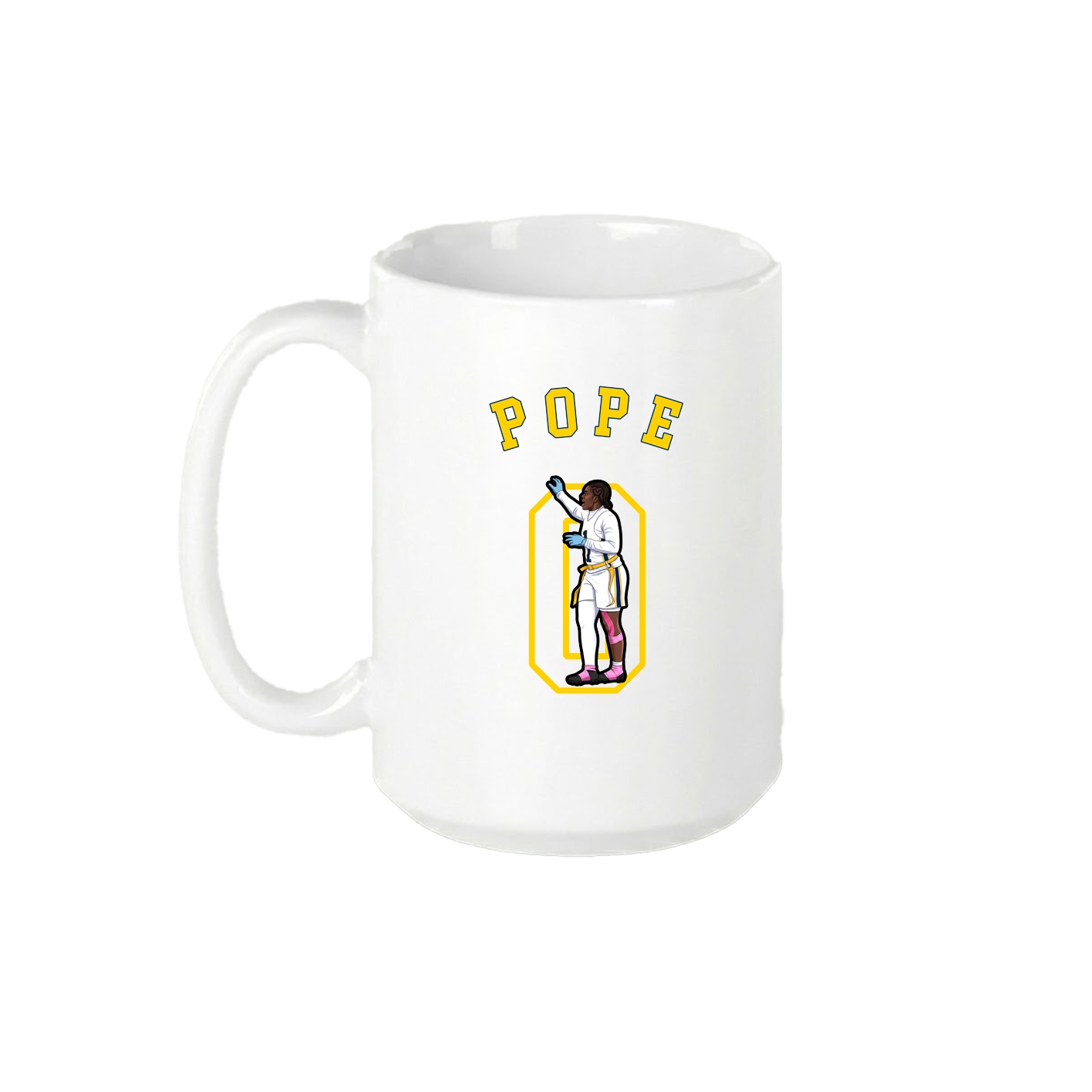 15oz Coffee Mug — Shirsey Arch in White