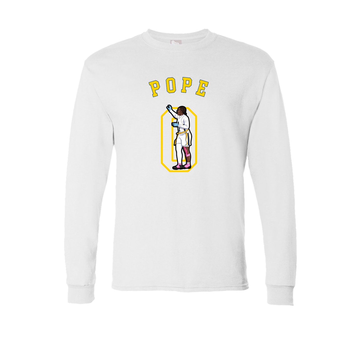 Long Sleeve Tee — Shirsey Arch in White