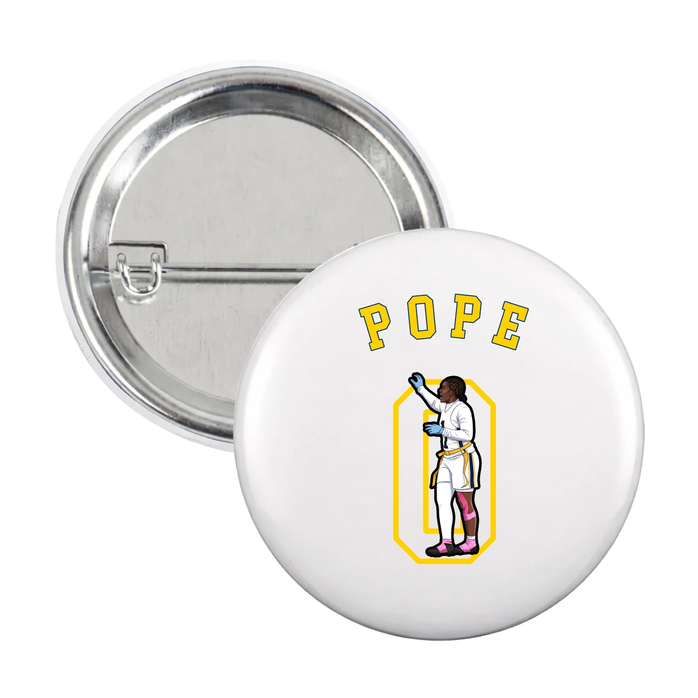 Game Day Button — Shirsey Arch in White