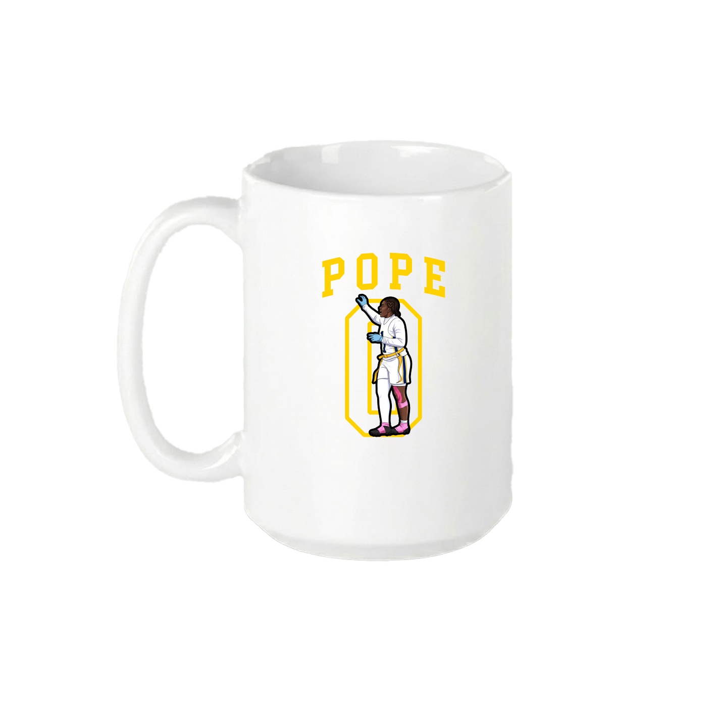 15oz Coffee Mug — Shirsey in White