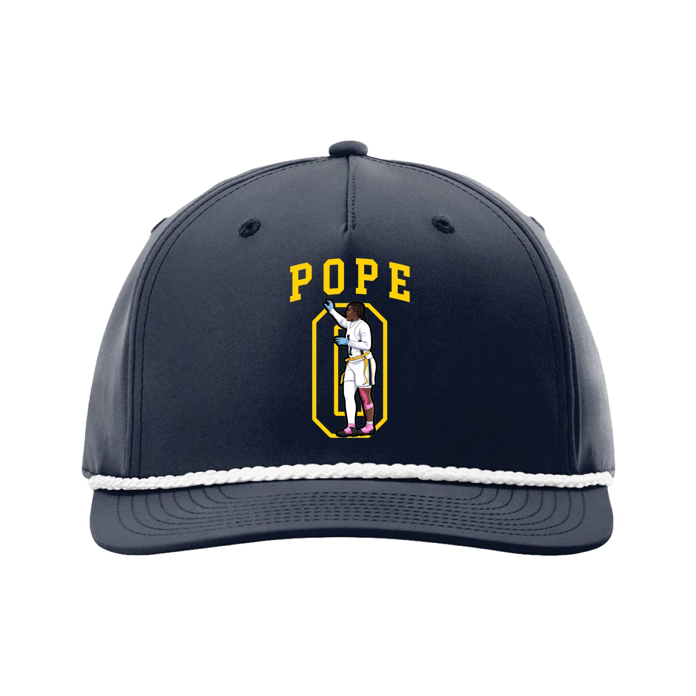 Five-Panel Classic Rope Cap — Shirsey in Navy