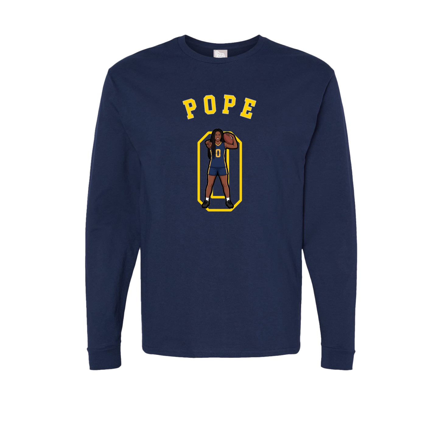 Long Sleeve Tee — Shirsey Arch in Navy