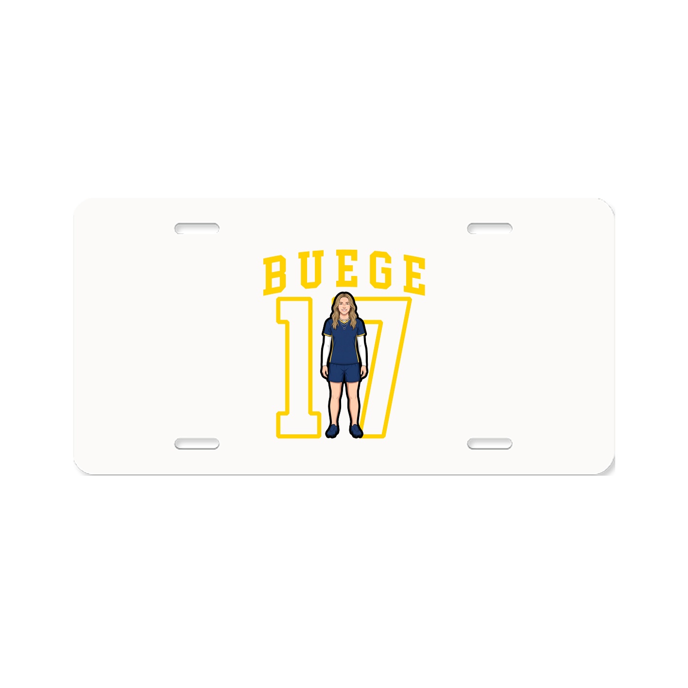 License Plate — Shirsey in Classic