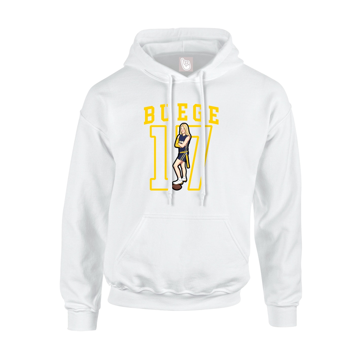 Hoodie — Shirsey in White