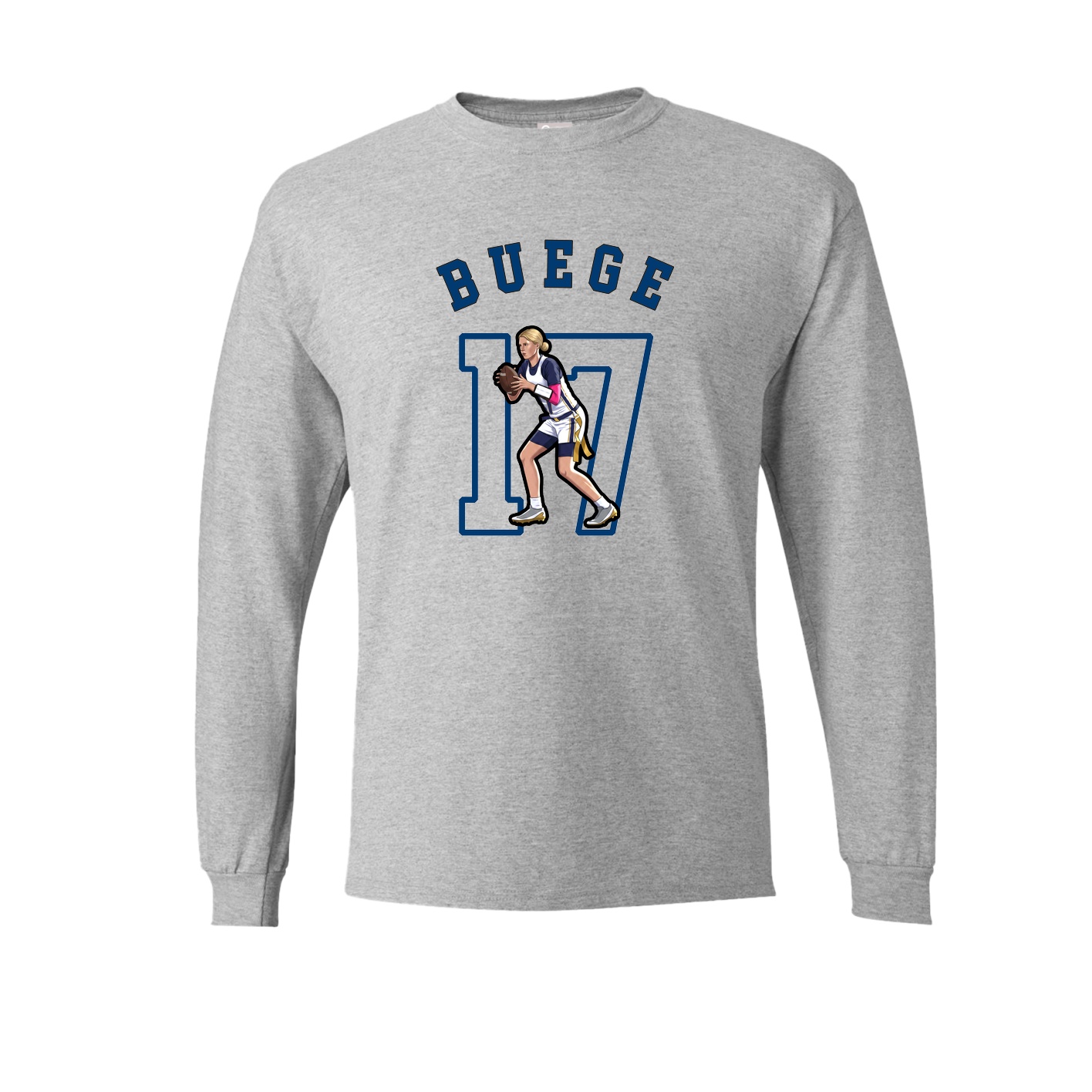 Long Sleeve Tee — Shirsey Arch in Grey