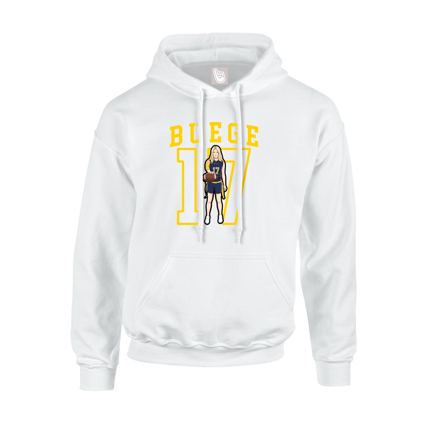 Youth Hoodie — Shirsey in White