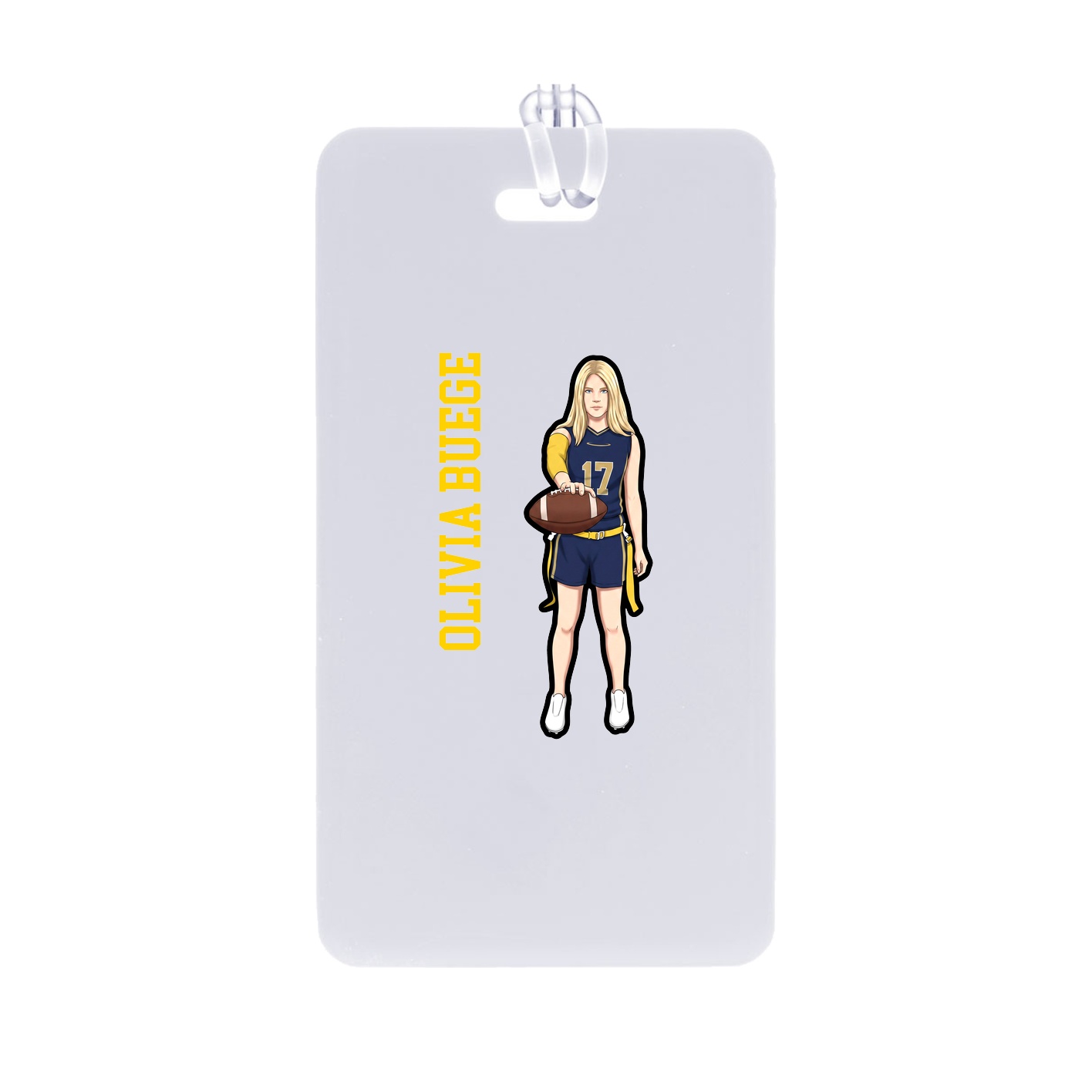 Bag Tag — Name Vertical in Classic