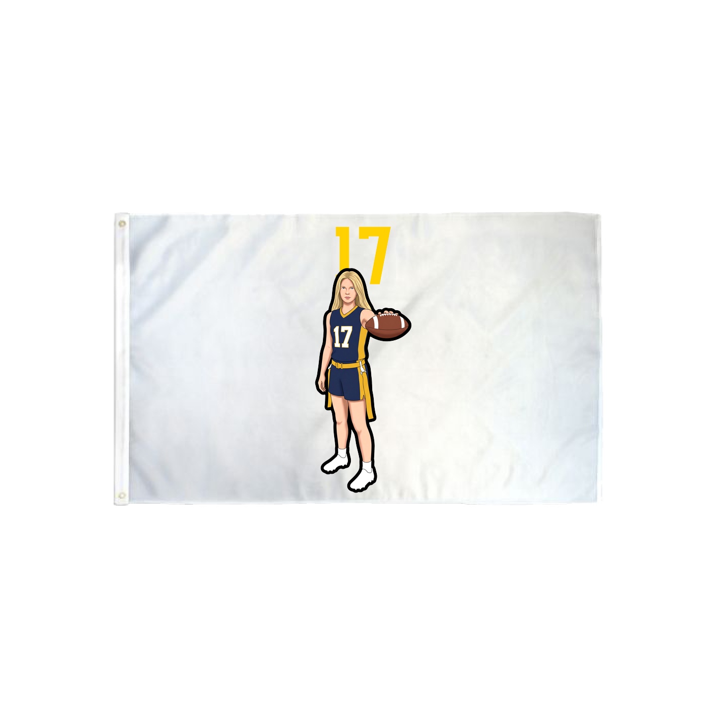 3x5 Flag — Number Top in Classic