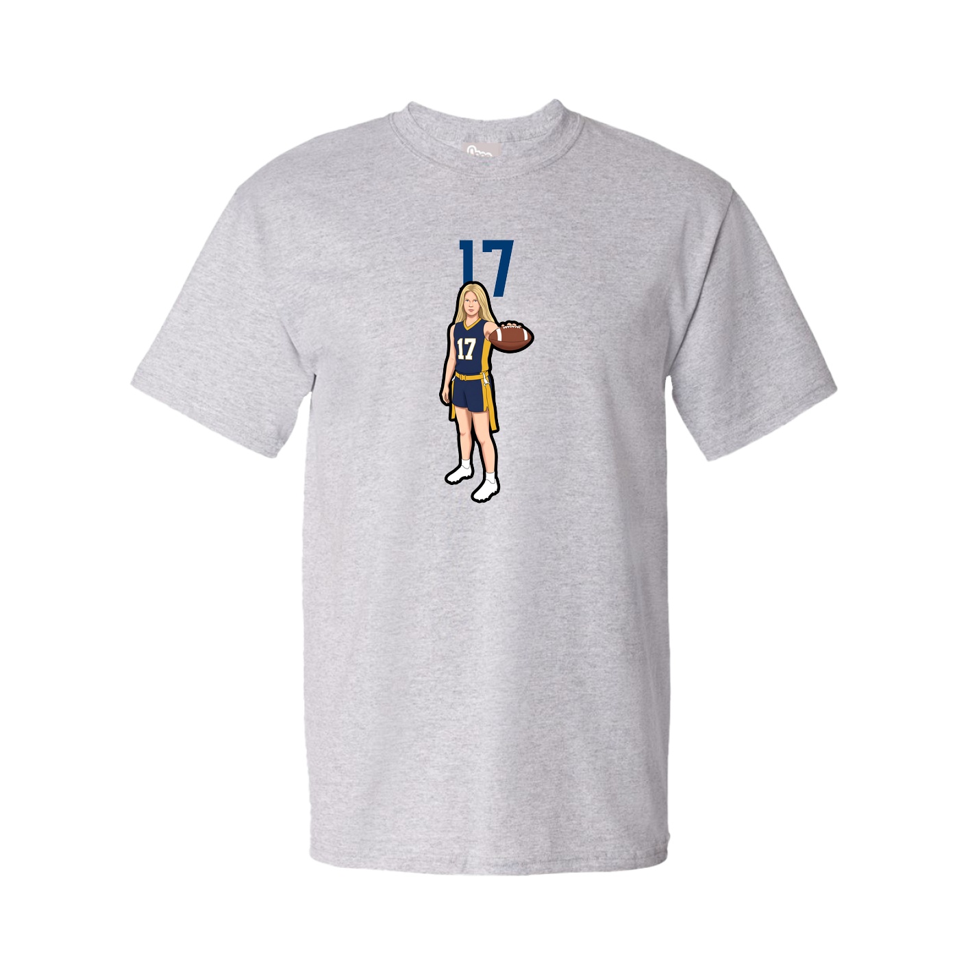 Tee — Number Top in Grey
