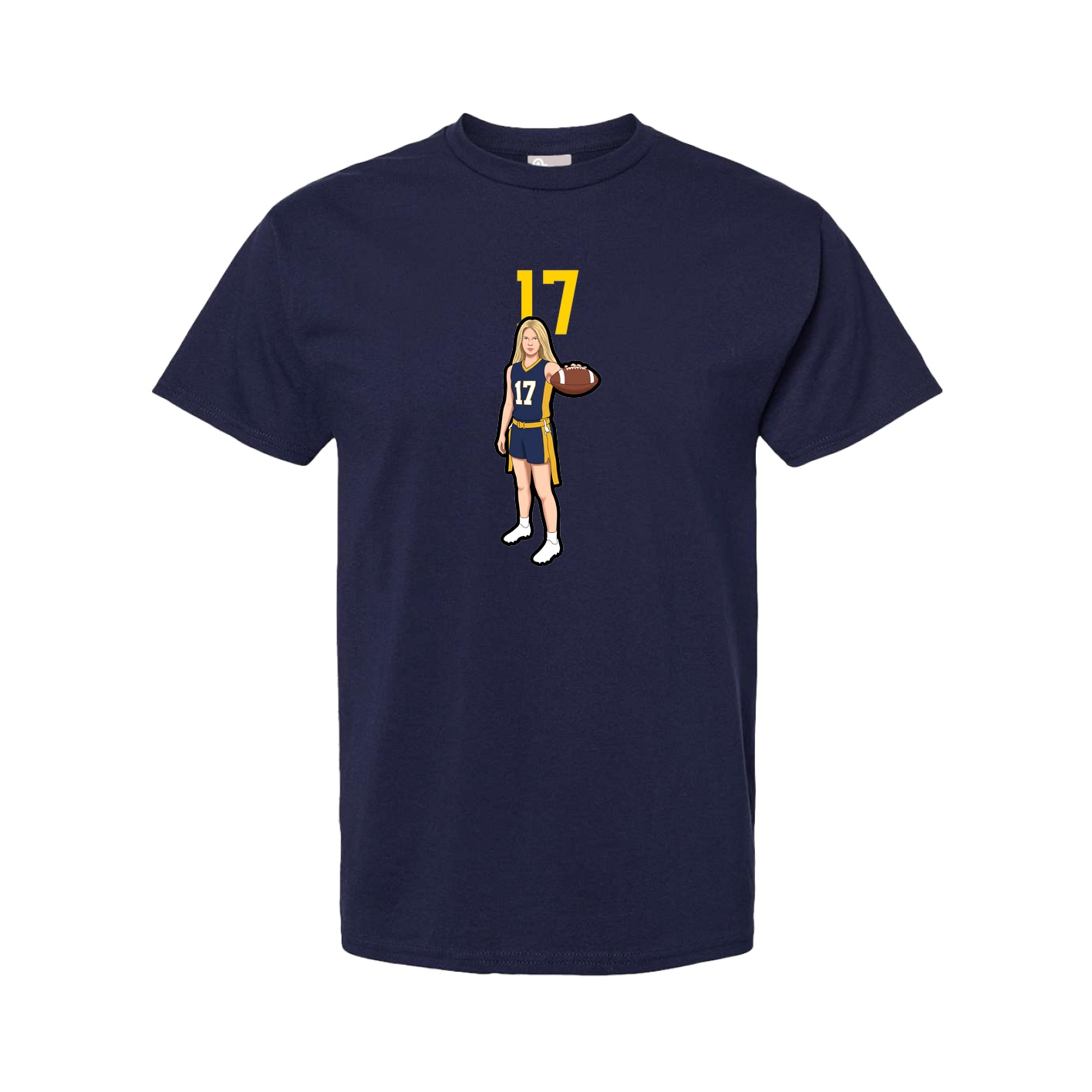 Youth Tee — Number Top in Navy