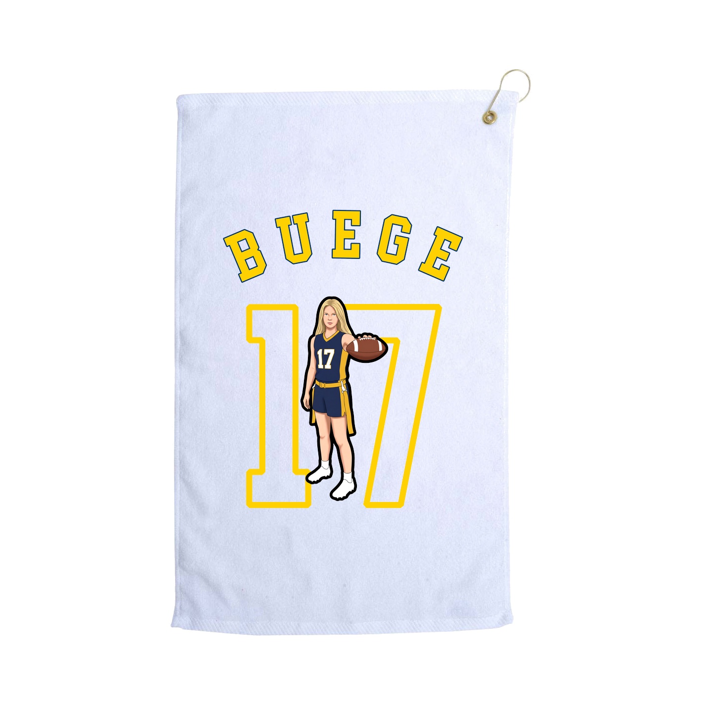 Golf Towel — Shirsey Arch in White