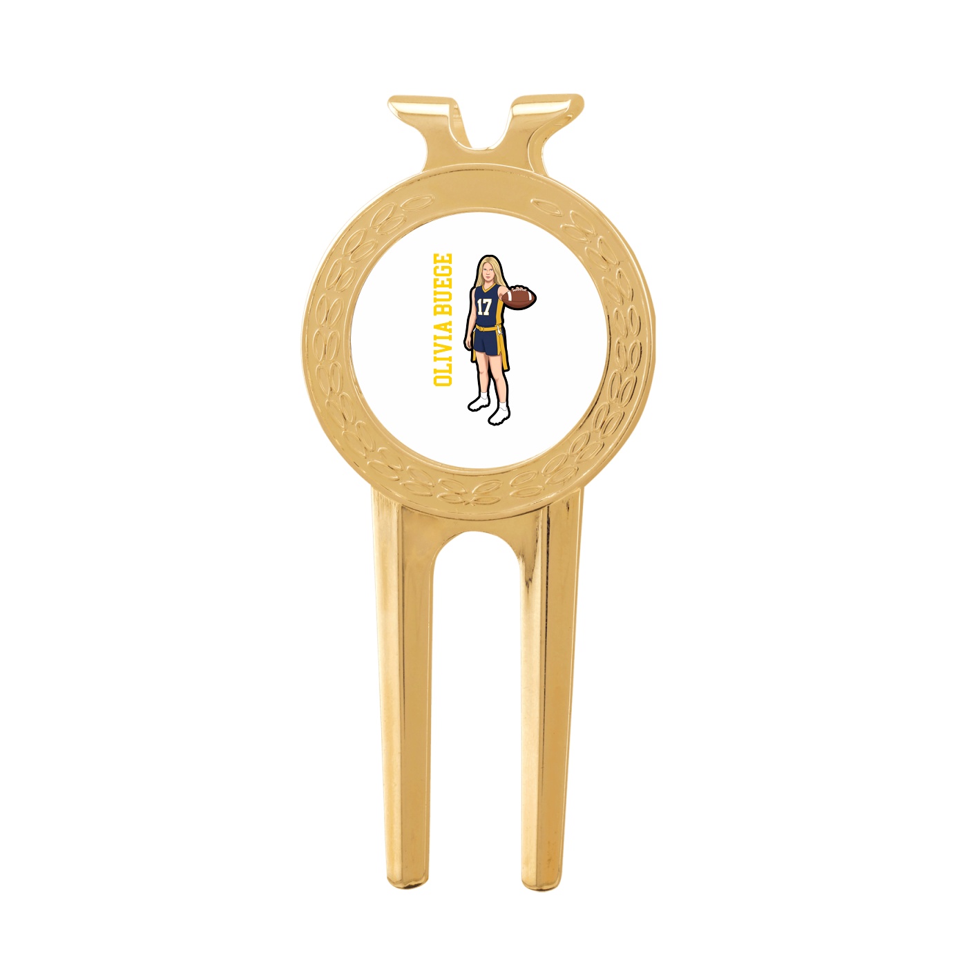 Divot Tool with Ball Marker — Name Vertical in Classic