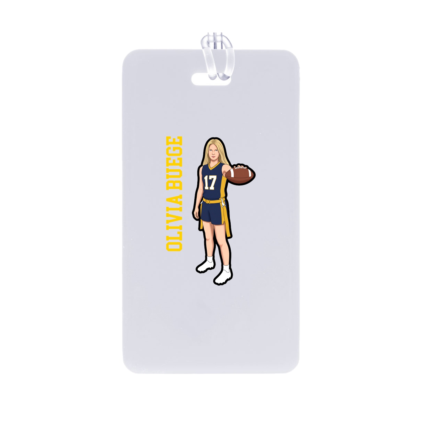 Bag Tag — Name Vertical in Classic