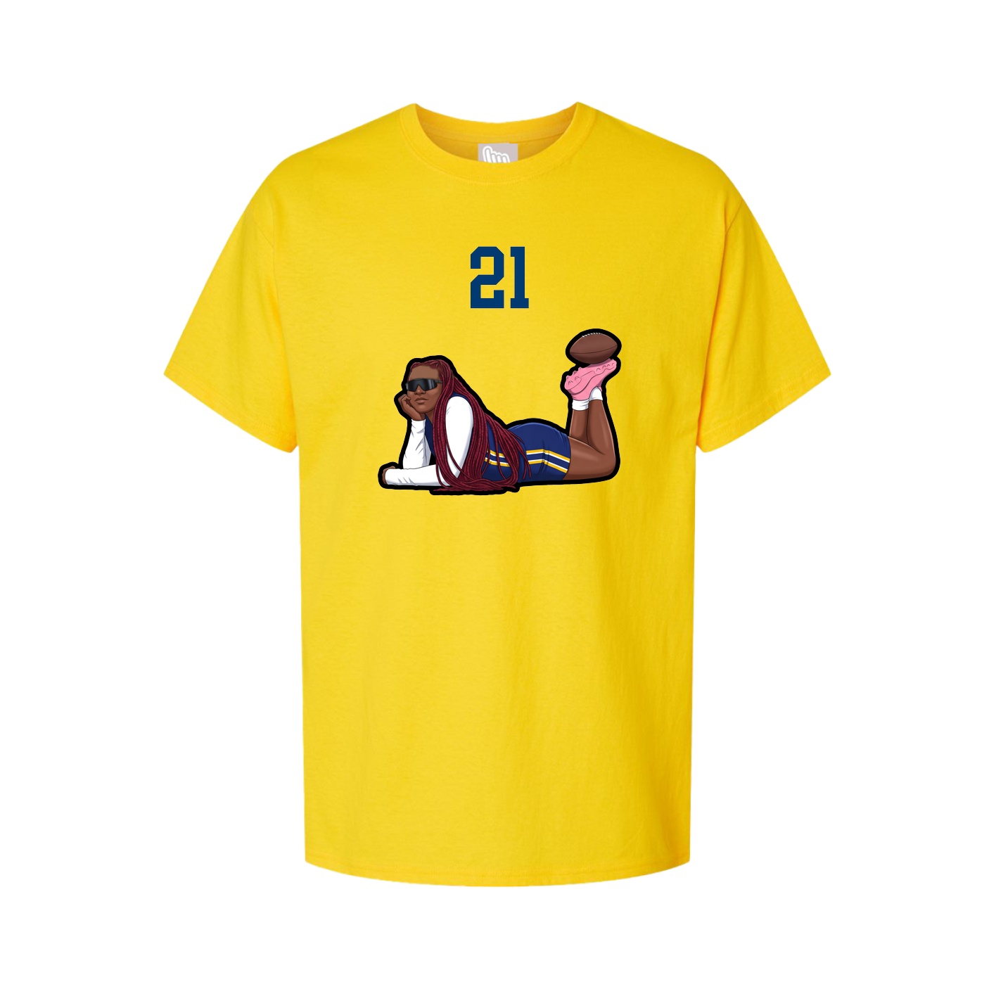 Tee — Number Top in Gold