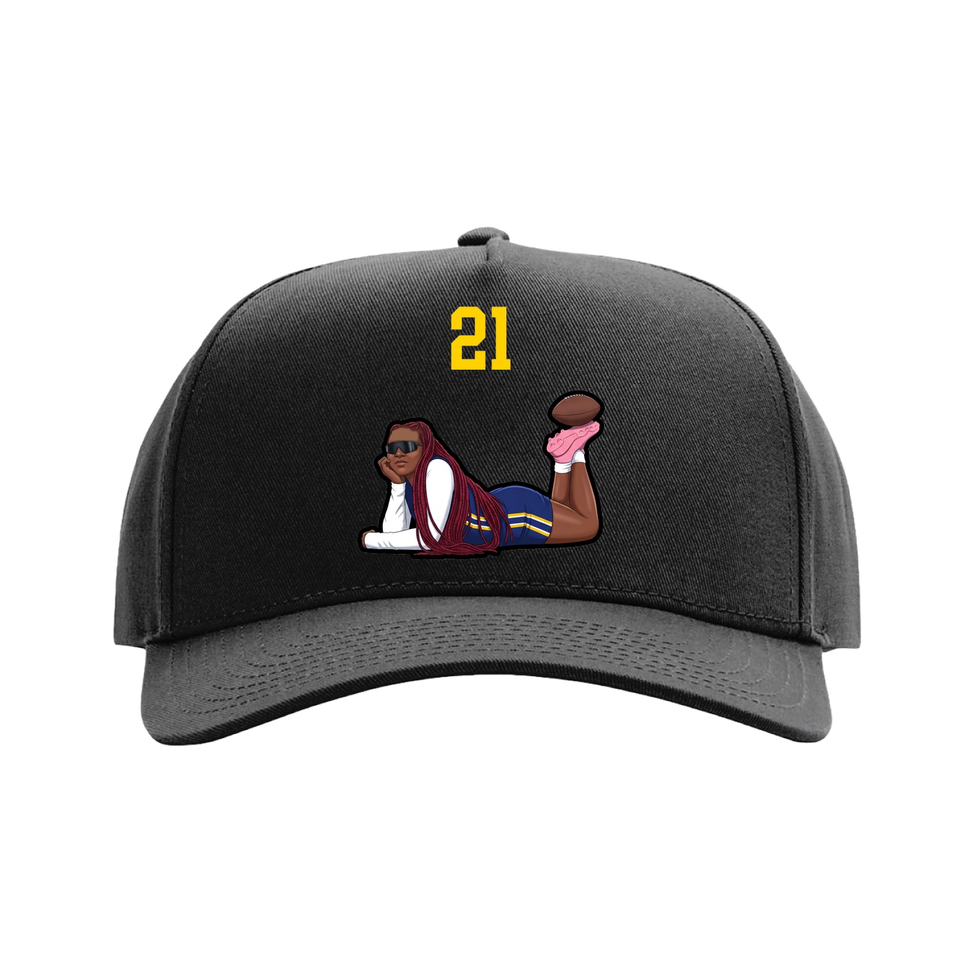 Full Fabric Five-Panel Champ Cap
