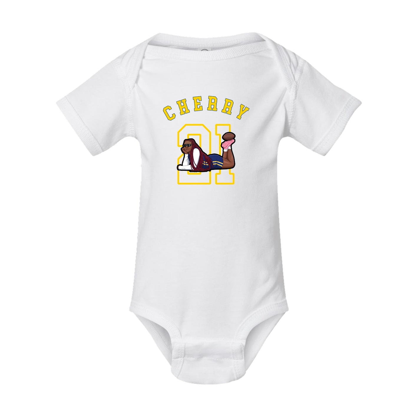 Baby Onesie — Shirsey Arch in White