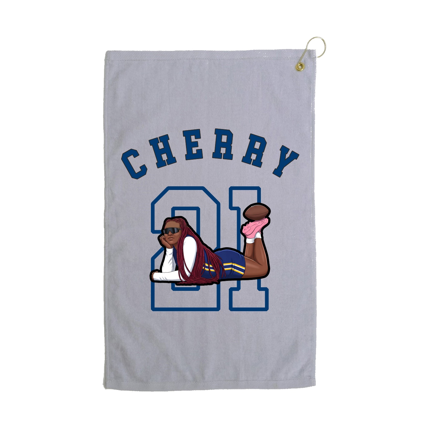 Golf Towel — Shirsey Arch in Grey