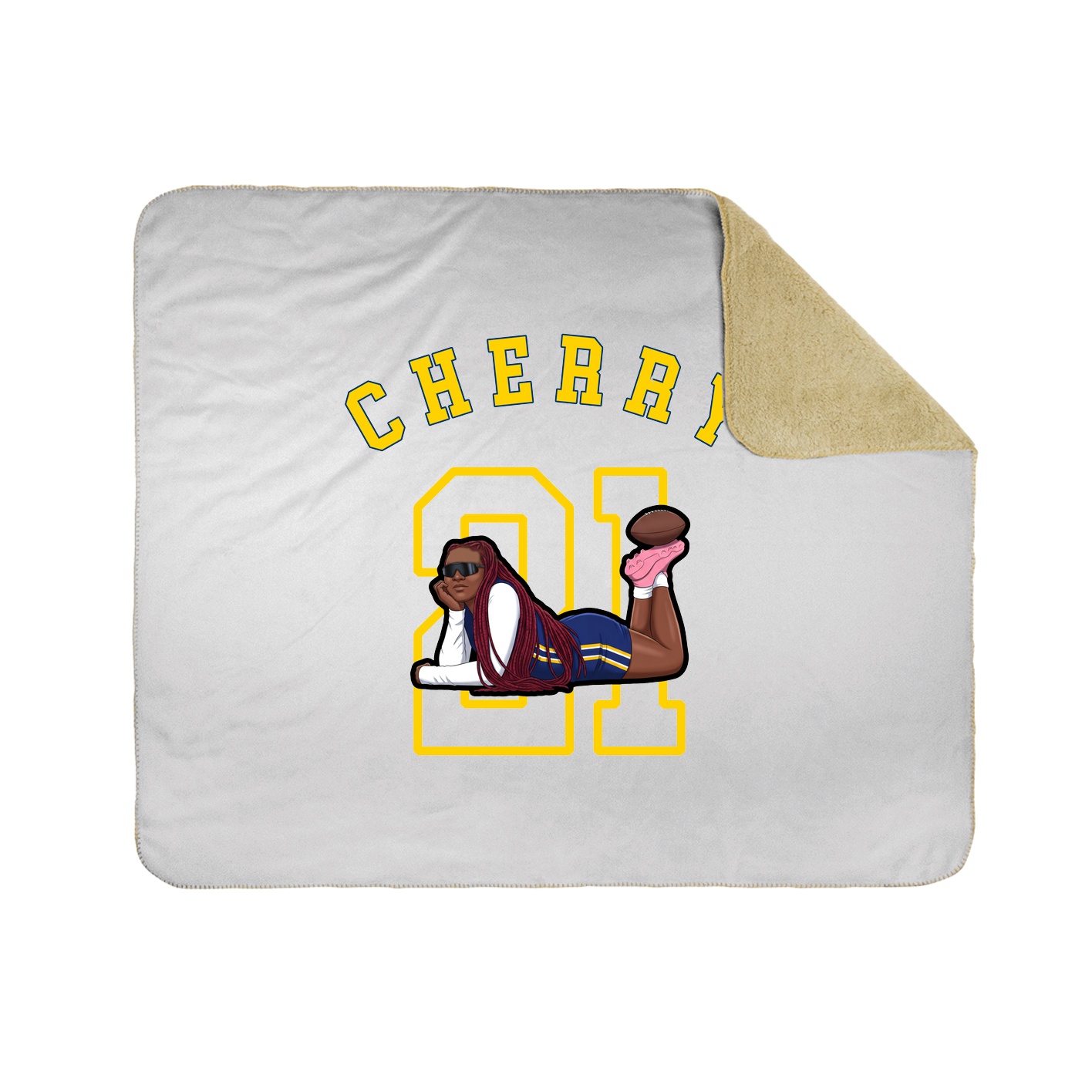 Throw Blanket — Shirsey Arch in White