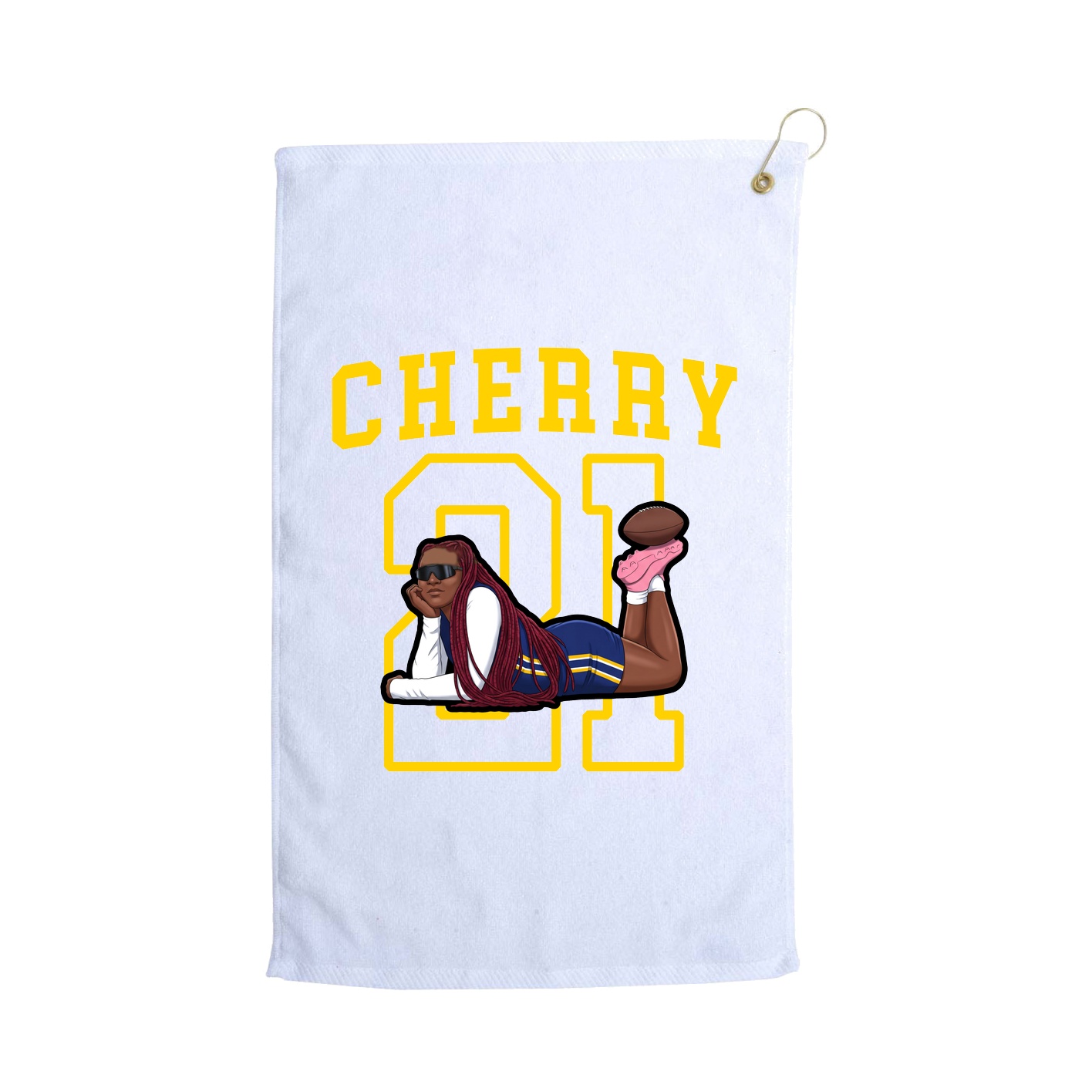 Golf Towel — Shirsey in White