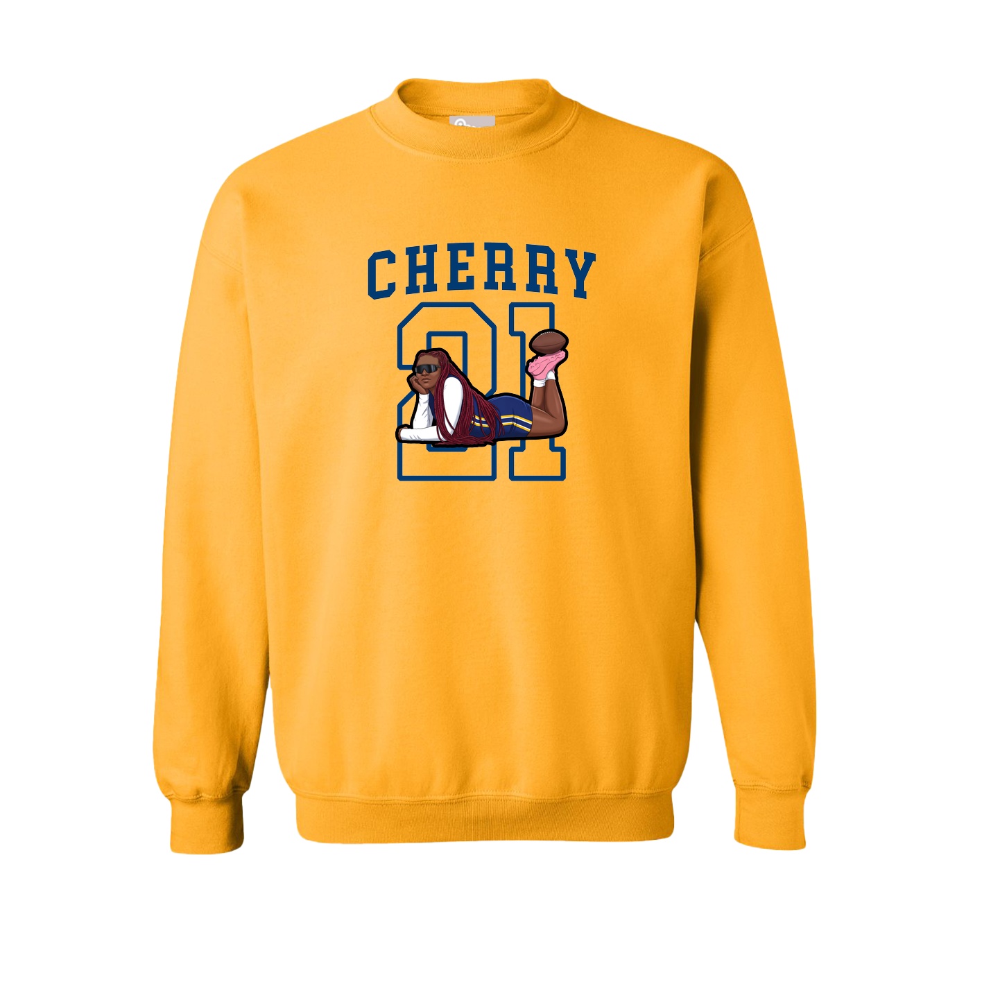 Fleece Crew — Shirsey in Gold