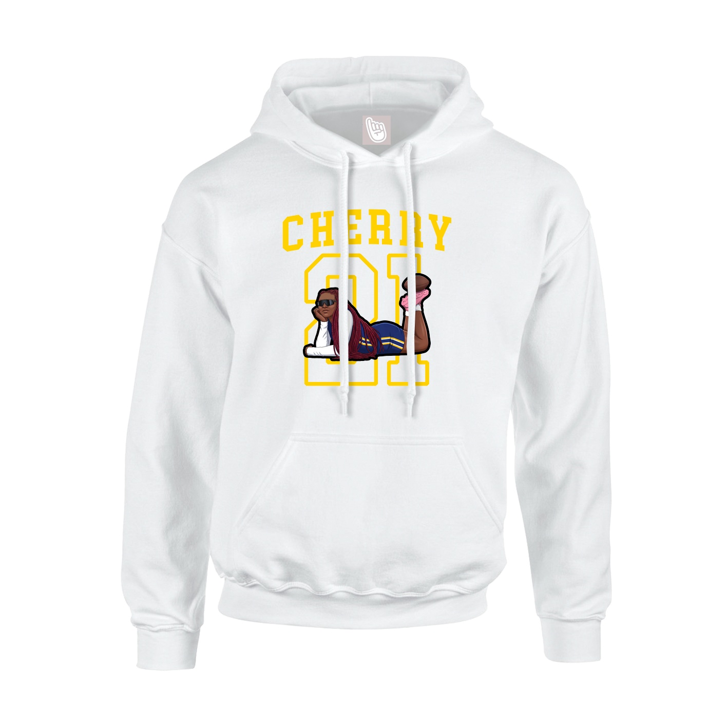 Youth Hoodie — Shirsey in White