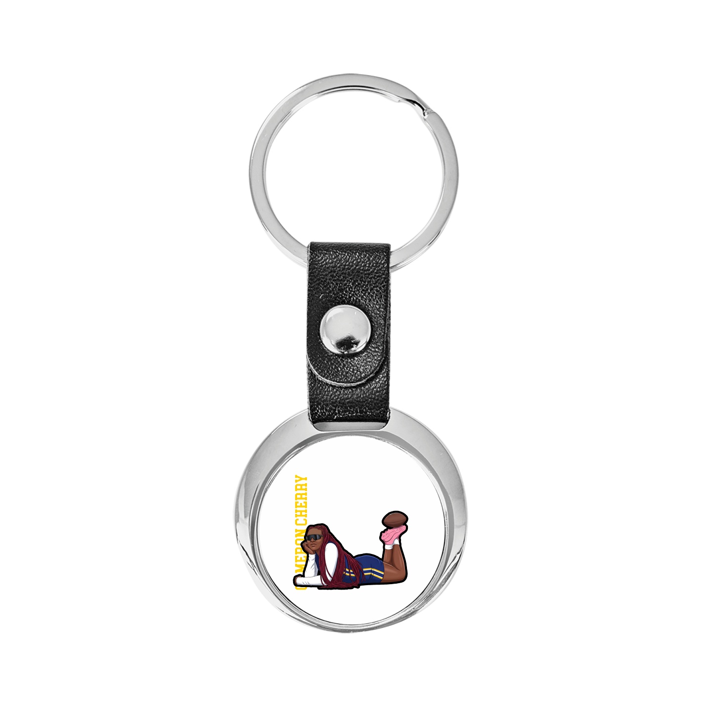 Key Chain — Name Vertical in Classic