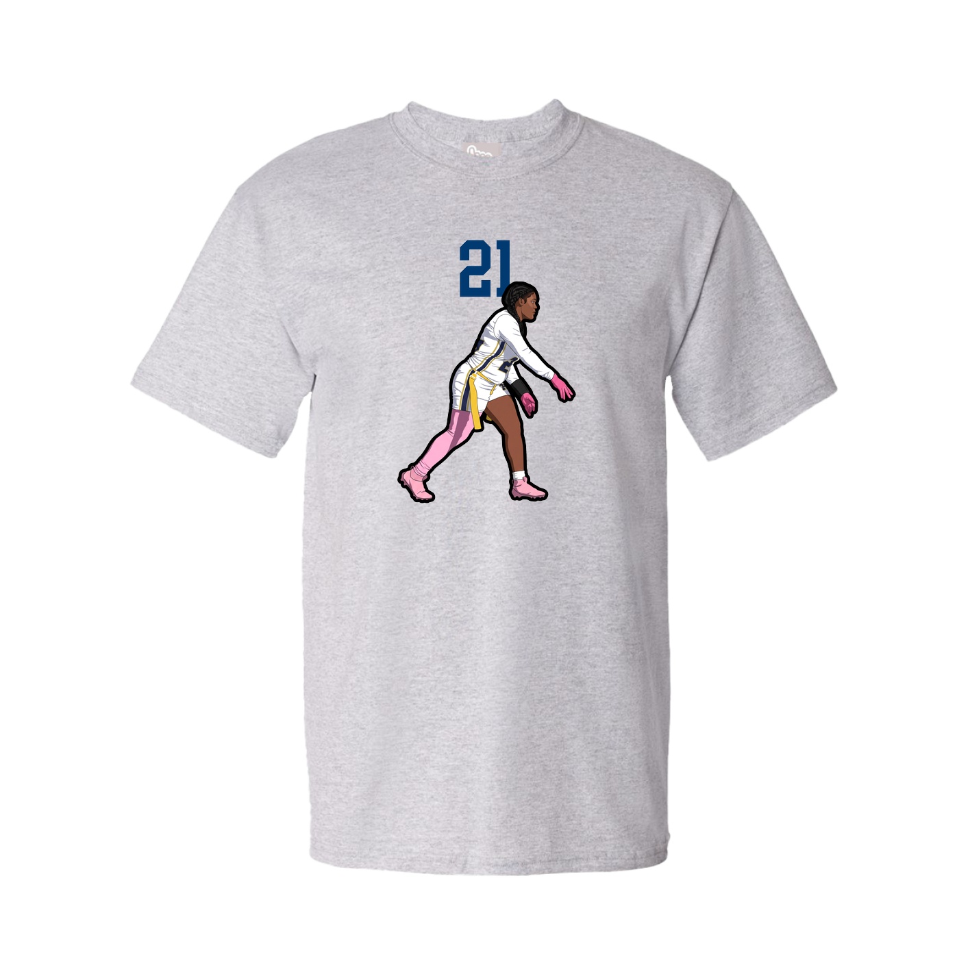 Tee — Number Top in Grey