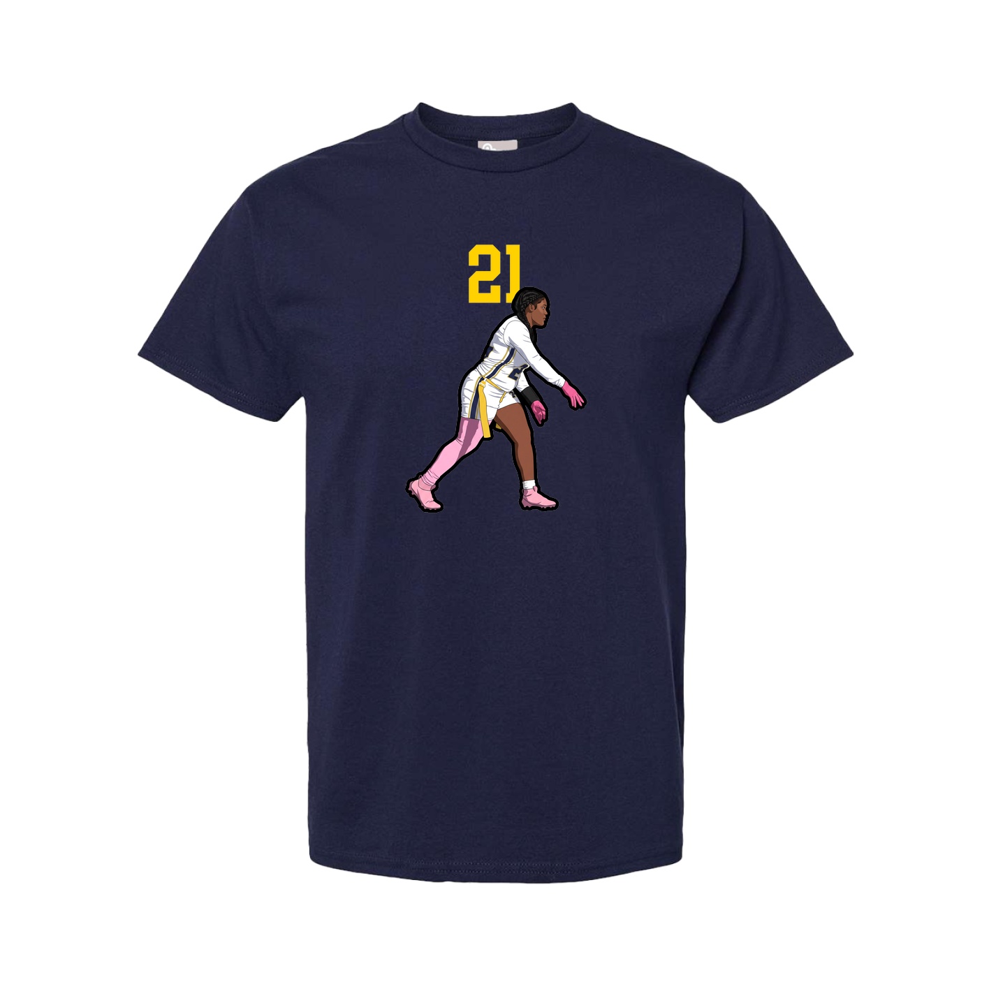 Tee — Number Top in Navy