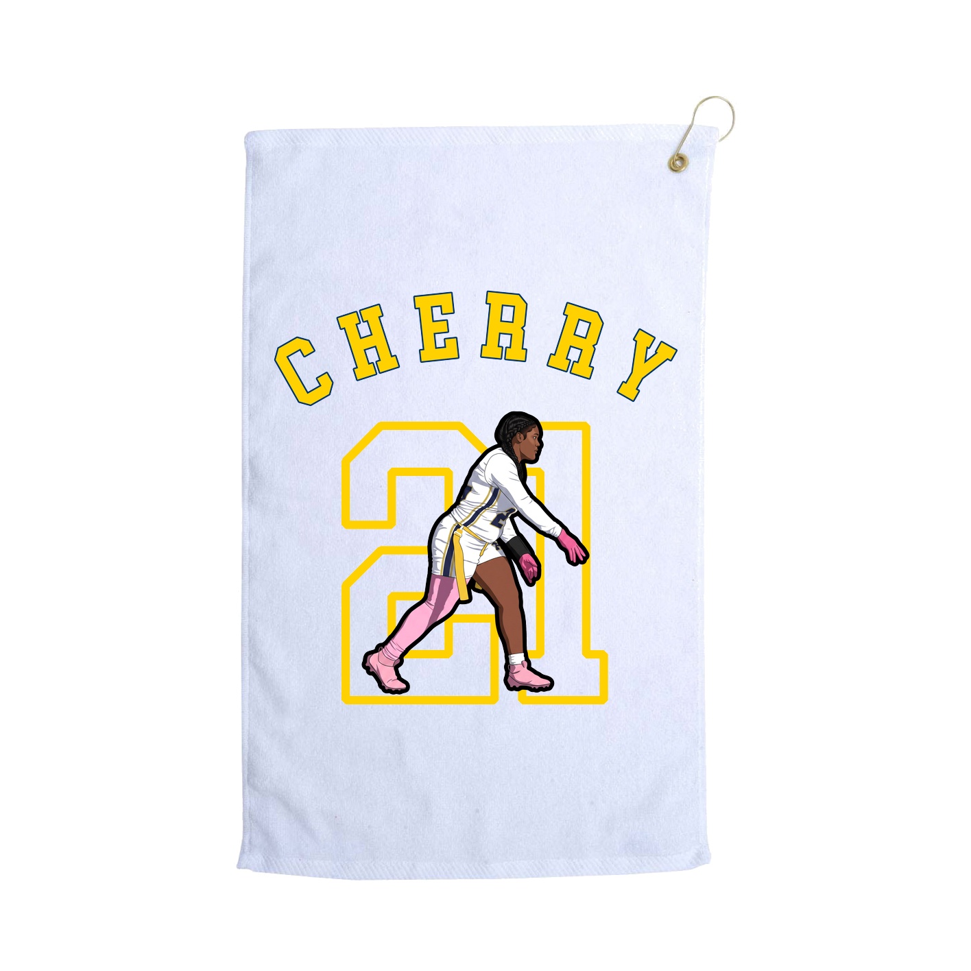 Golf Towel — Shirsey Arch in White