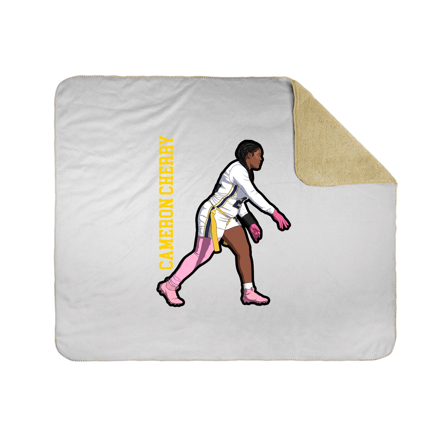 50x60 Sherpa Lined Throw Blanket
