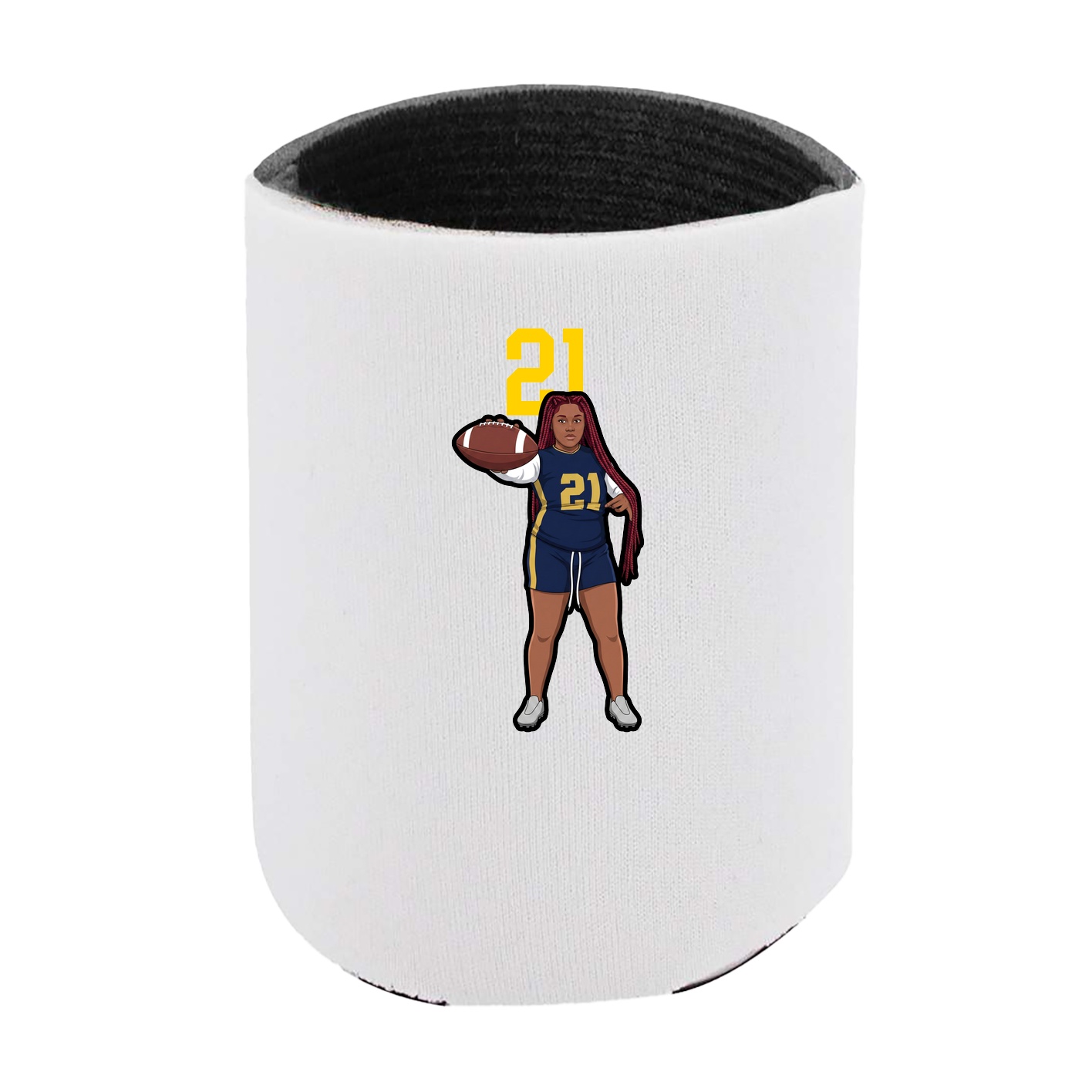 Can Holder — Number Top in White