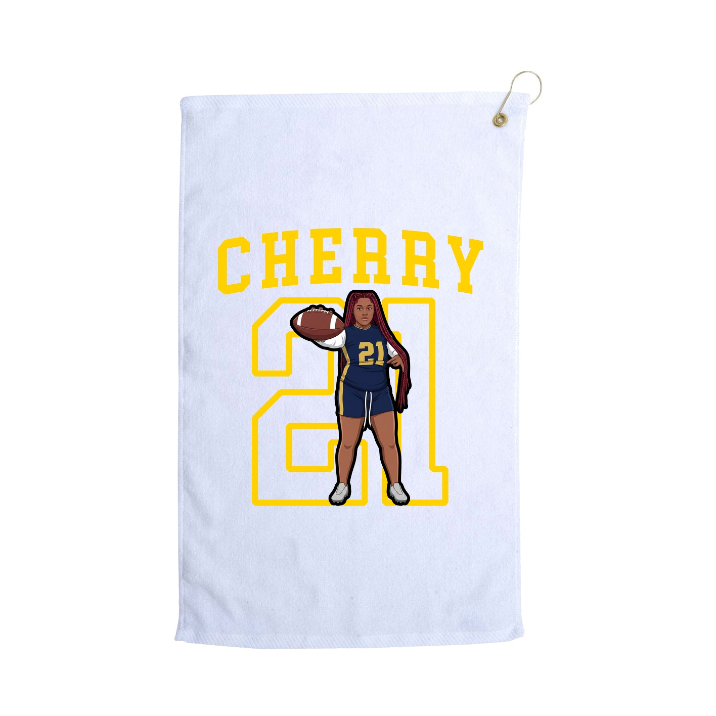 Golf Towel — Shirsey in White