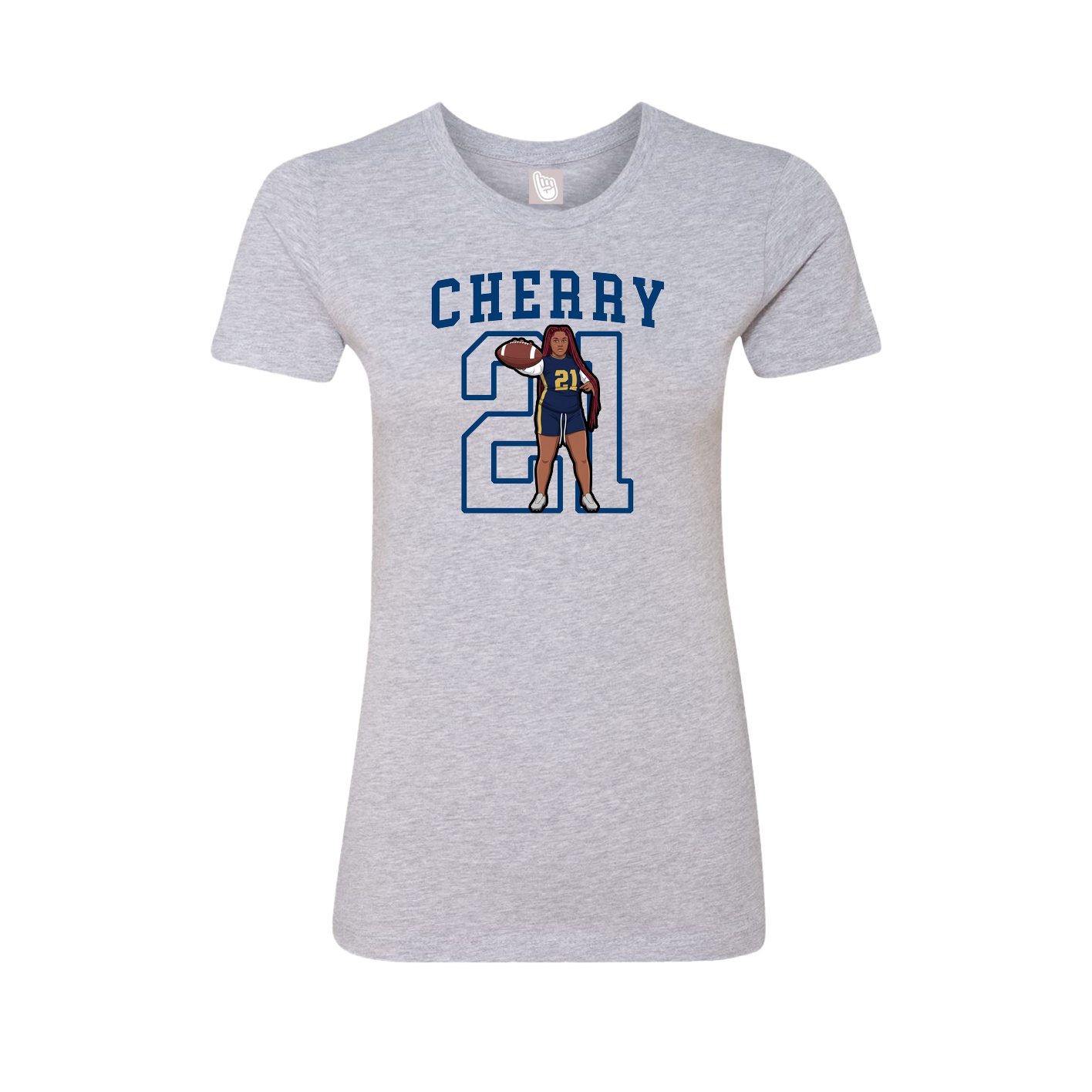 Fitted Women's Tee — Shirsey in Grey