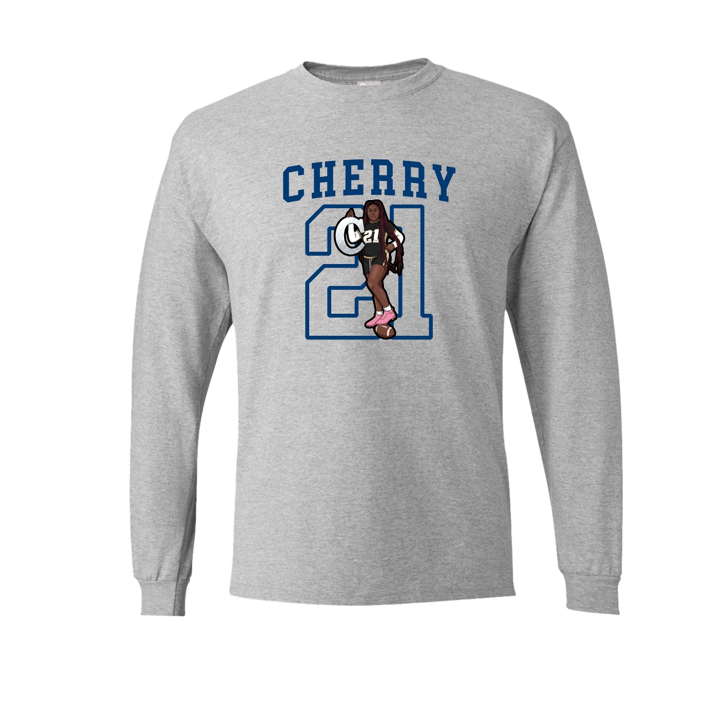 Long Sleeve Tee — Shirsey in Grey