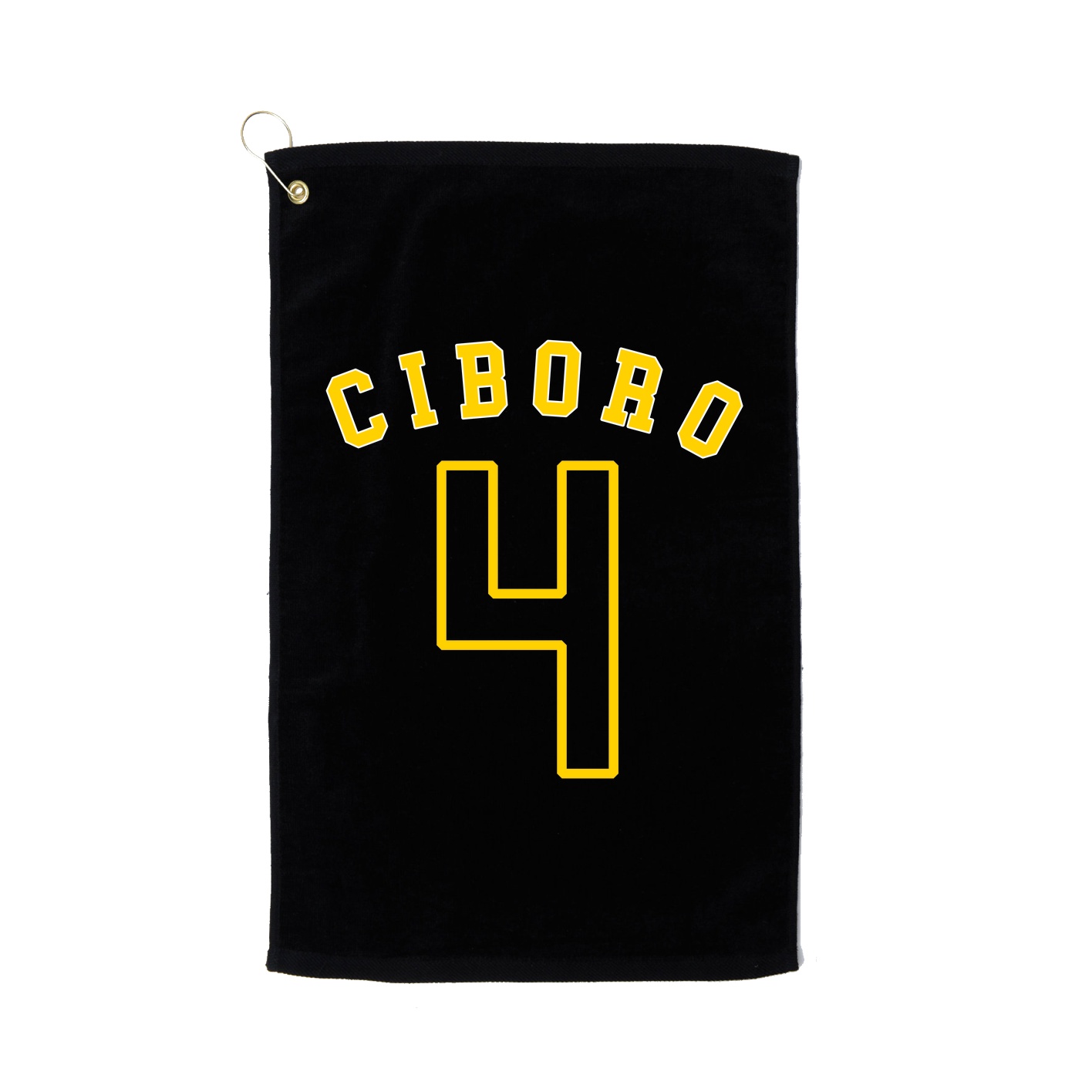 Golf Towel — Shirsey Arch in Black